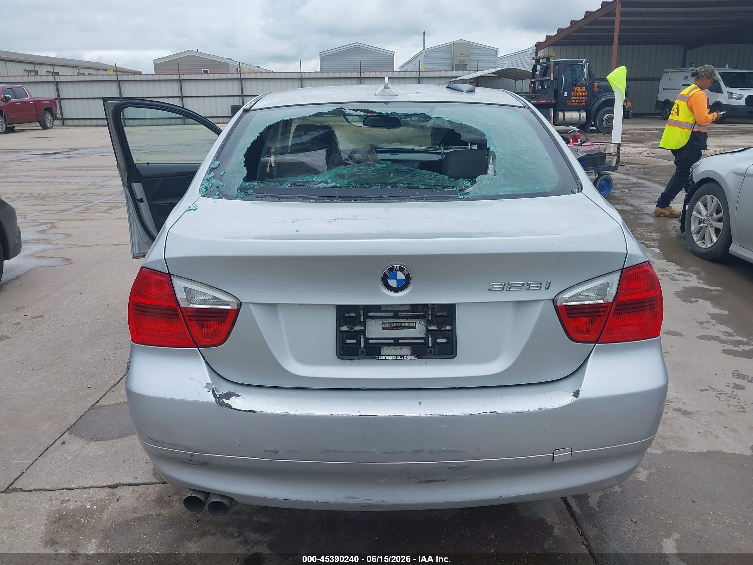 2007 Bmw 328i   Silver vin: WBAVA335X7PV65057