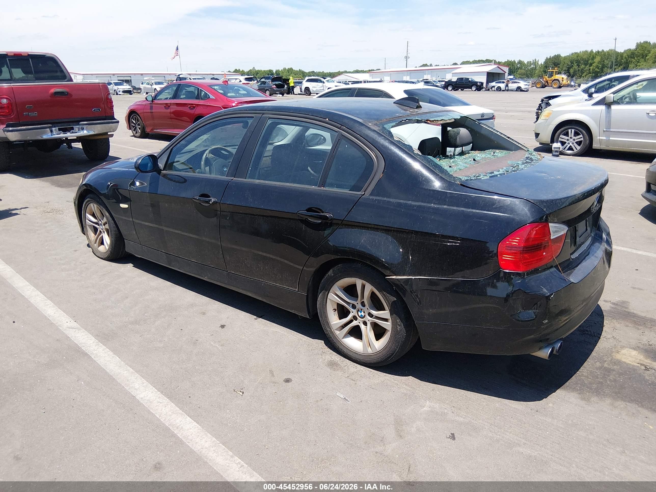 2008 Bmw 328i   Black vin: WBAVA335X8FV66748
