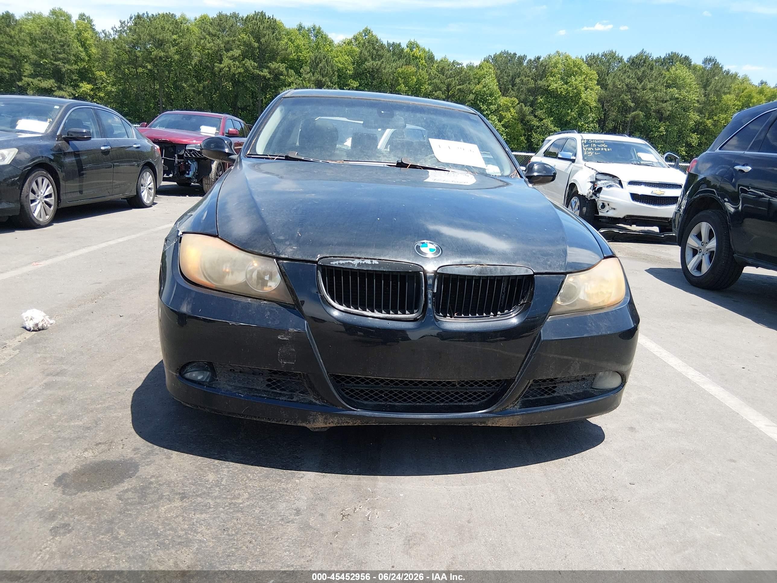 2008 Bmw 328i   Black vin: WBAVA335X8FV66748