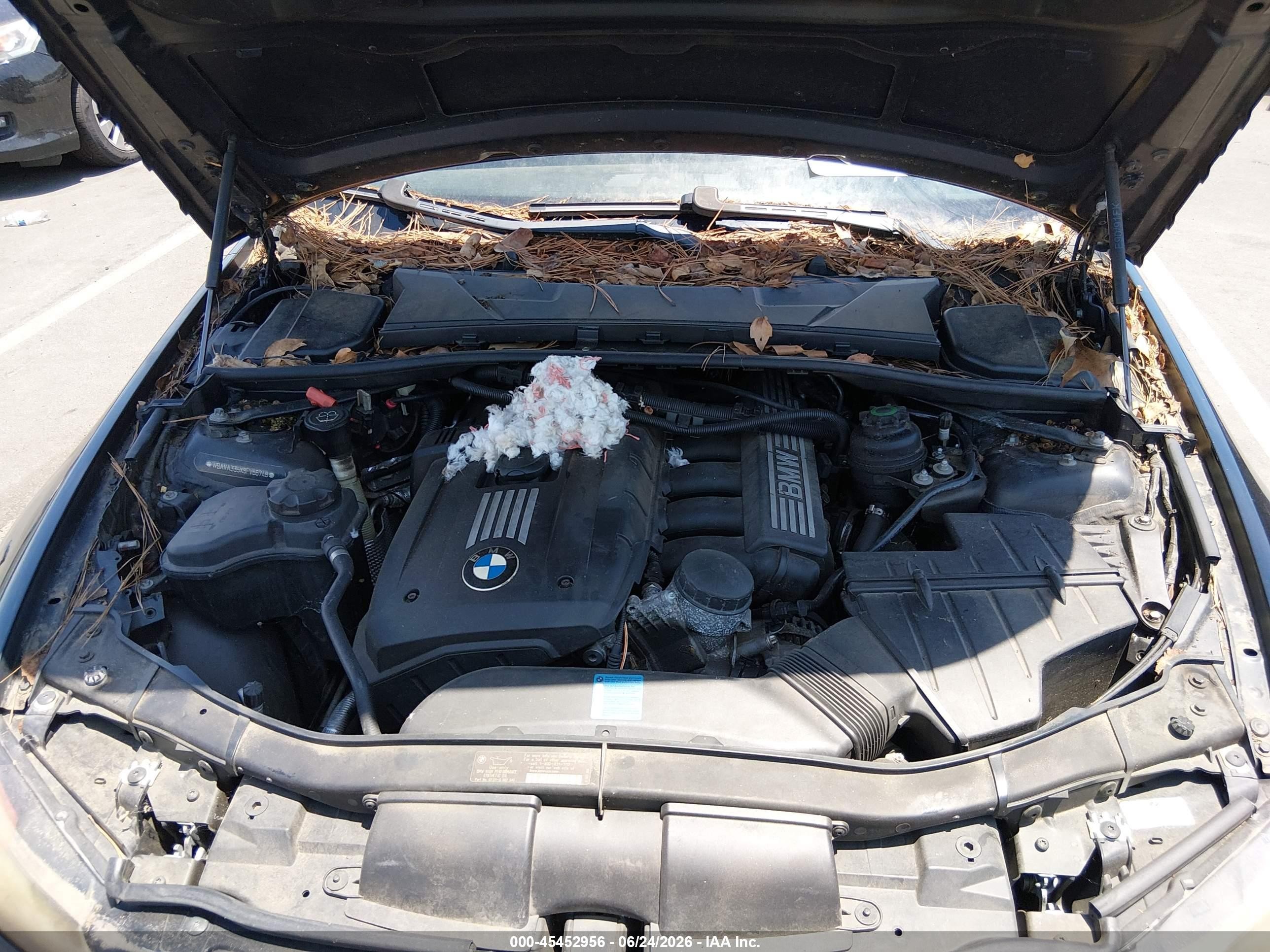2008 Bmw 328i   Black vin: WBAVA335X8FV66748
