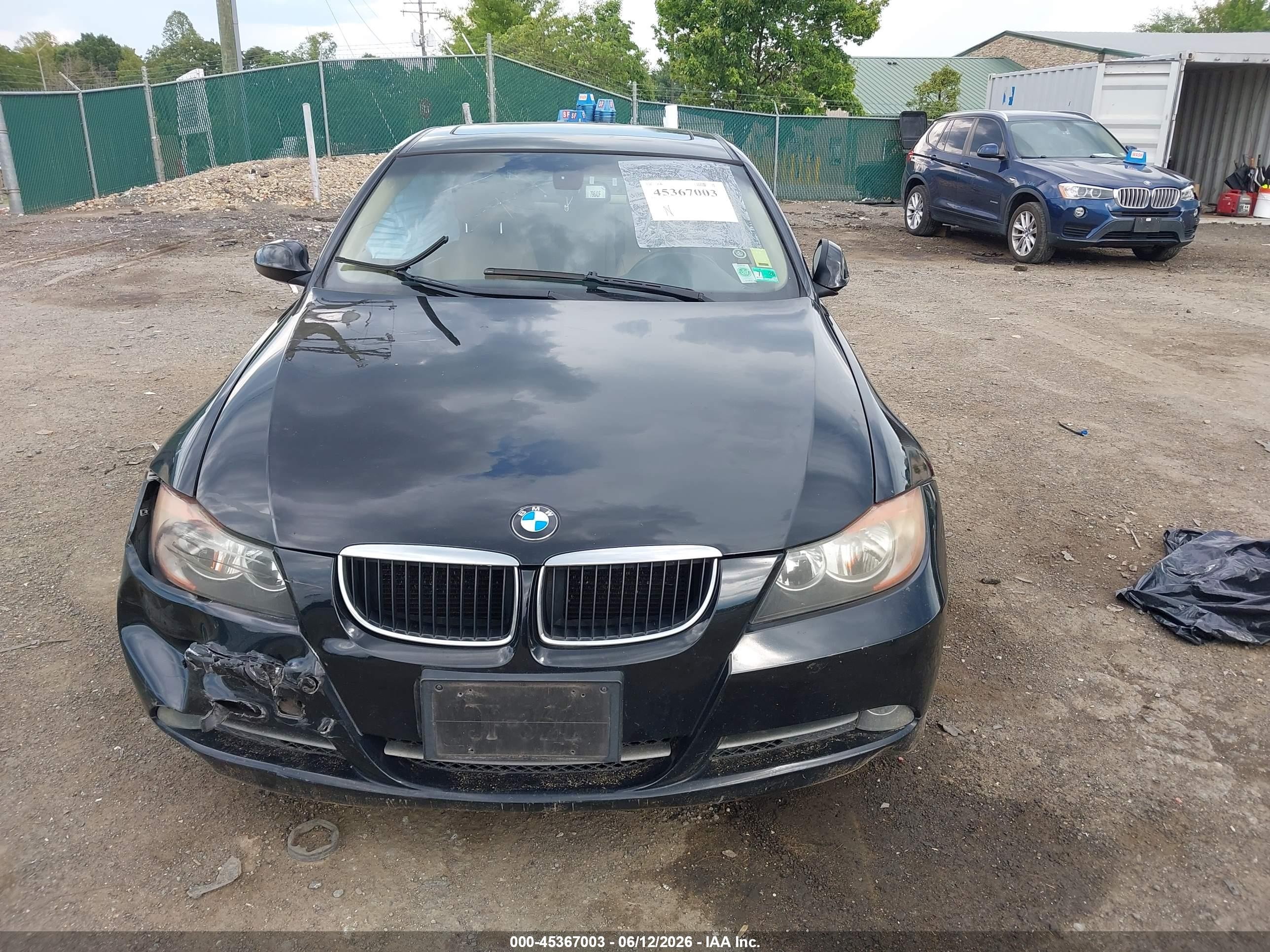2008 Bmw 328i Черный vin: WBAVA335X8KX88584