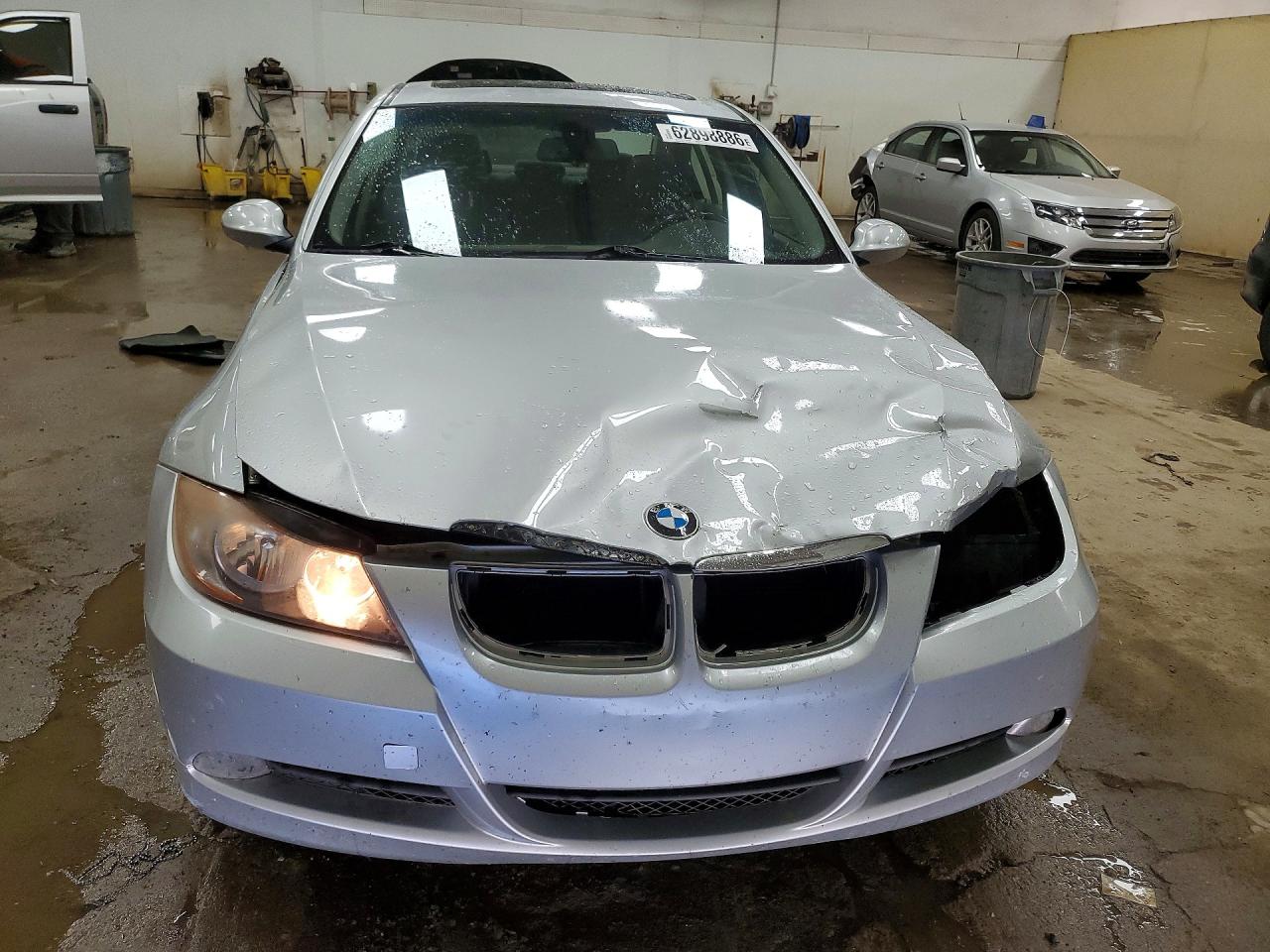 2007 Bmw 328 I Silver vin: WBAVA37507NE25656