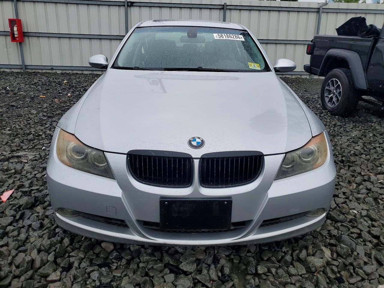 2007 Bmw 328 I Silver vin: WBAVA37507NL16031