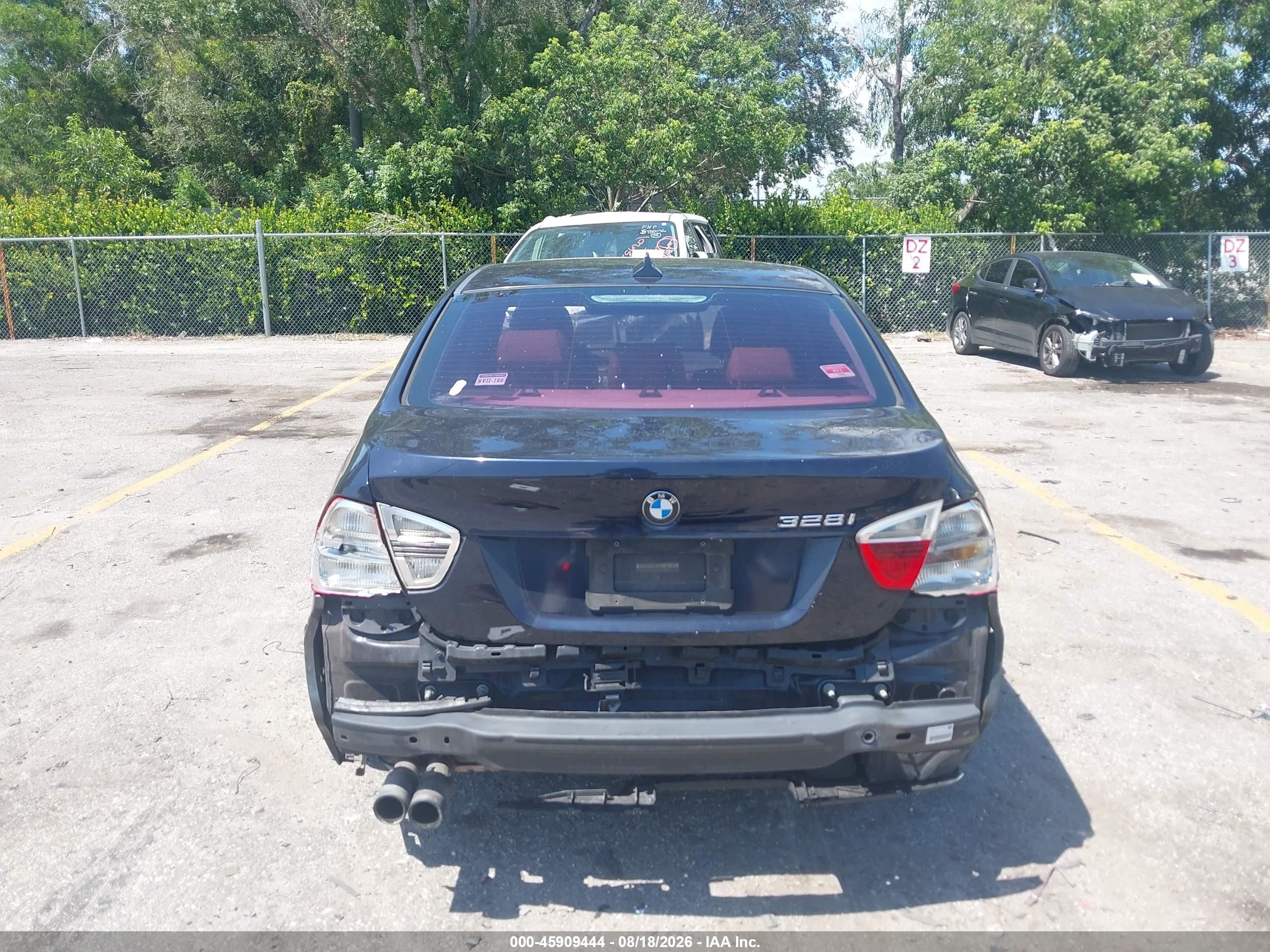 2008 Bmw 328i   Dark Blue vin: WBAVA37518NL45331