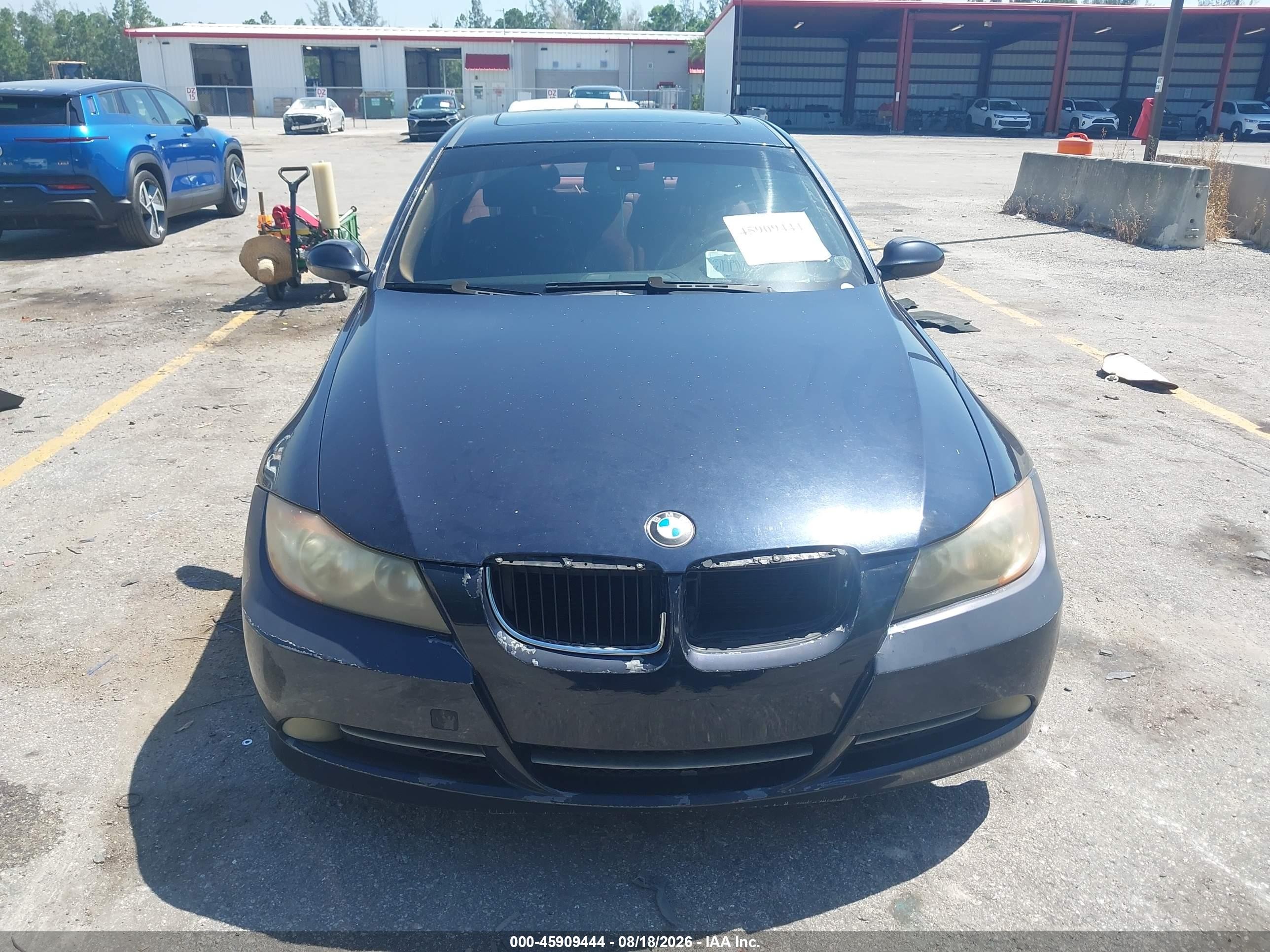 2008 Bmw 328i   Dark Blue vin: WBAVA37518NL45331