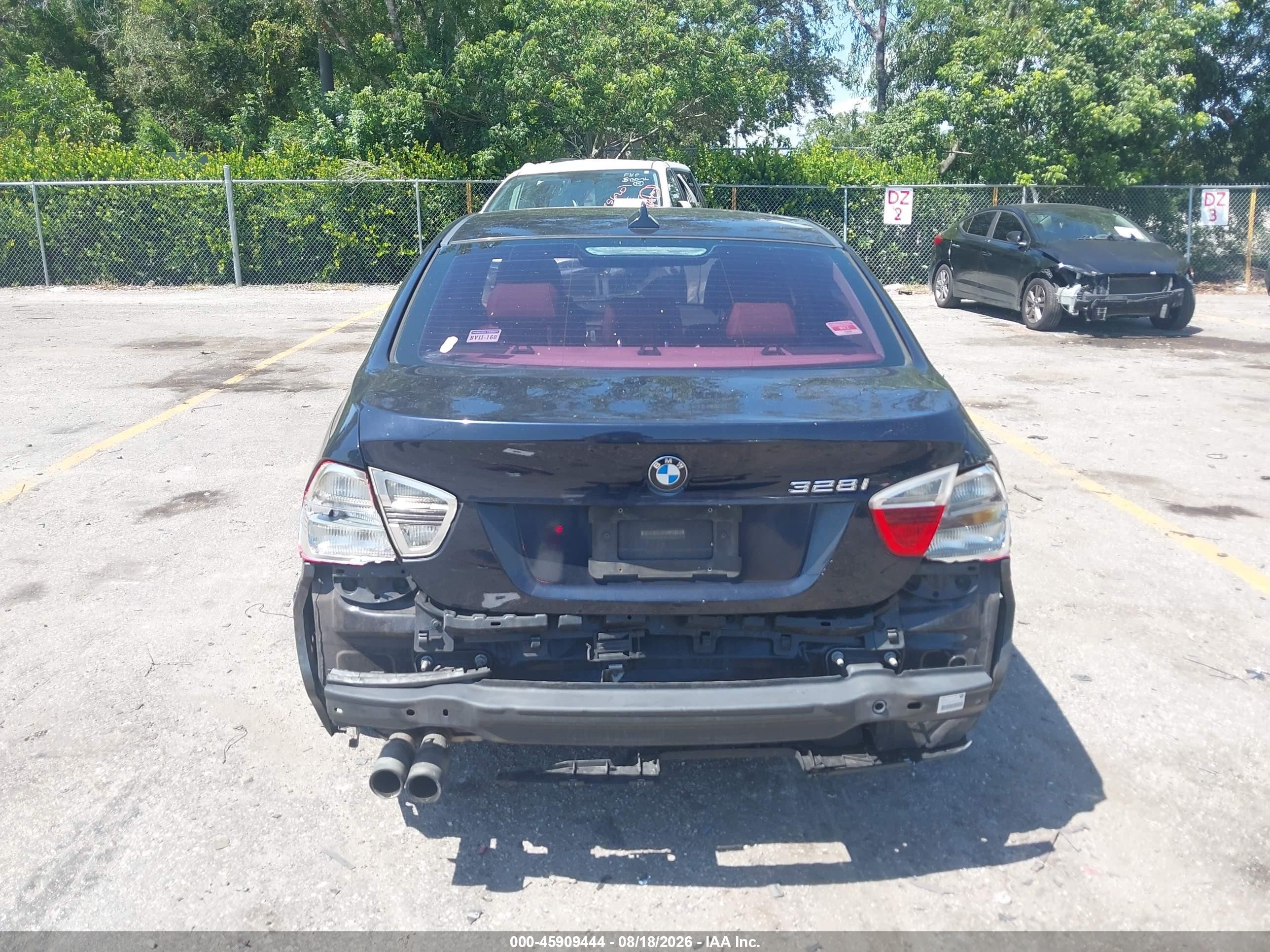 2008 Bmw 328i   Dark Blue vin: WBAVA37518NL45331