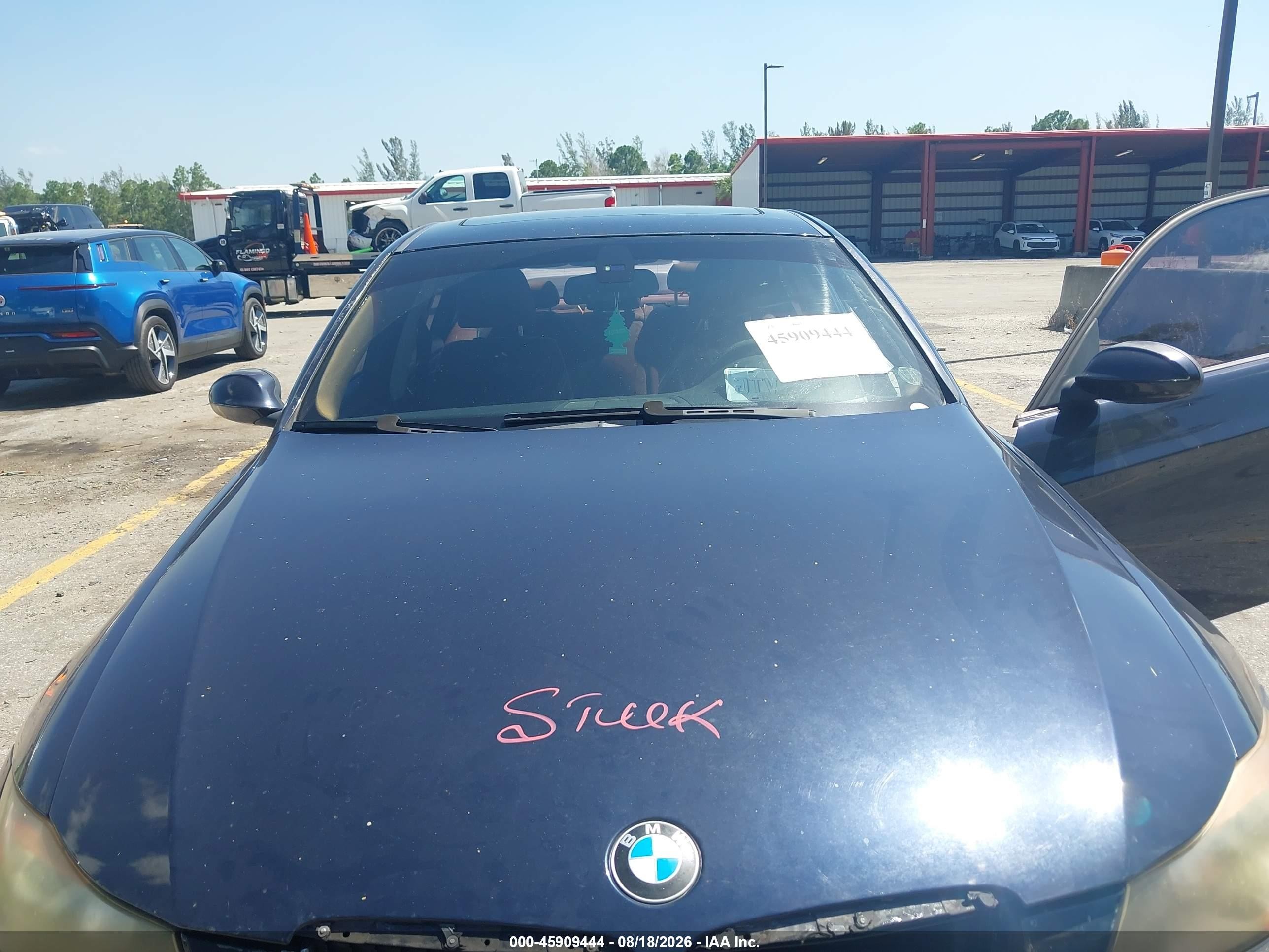 2008 Bmw 328i   Dark Blue vin: WBAVA37518NL45331