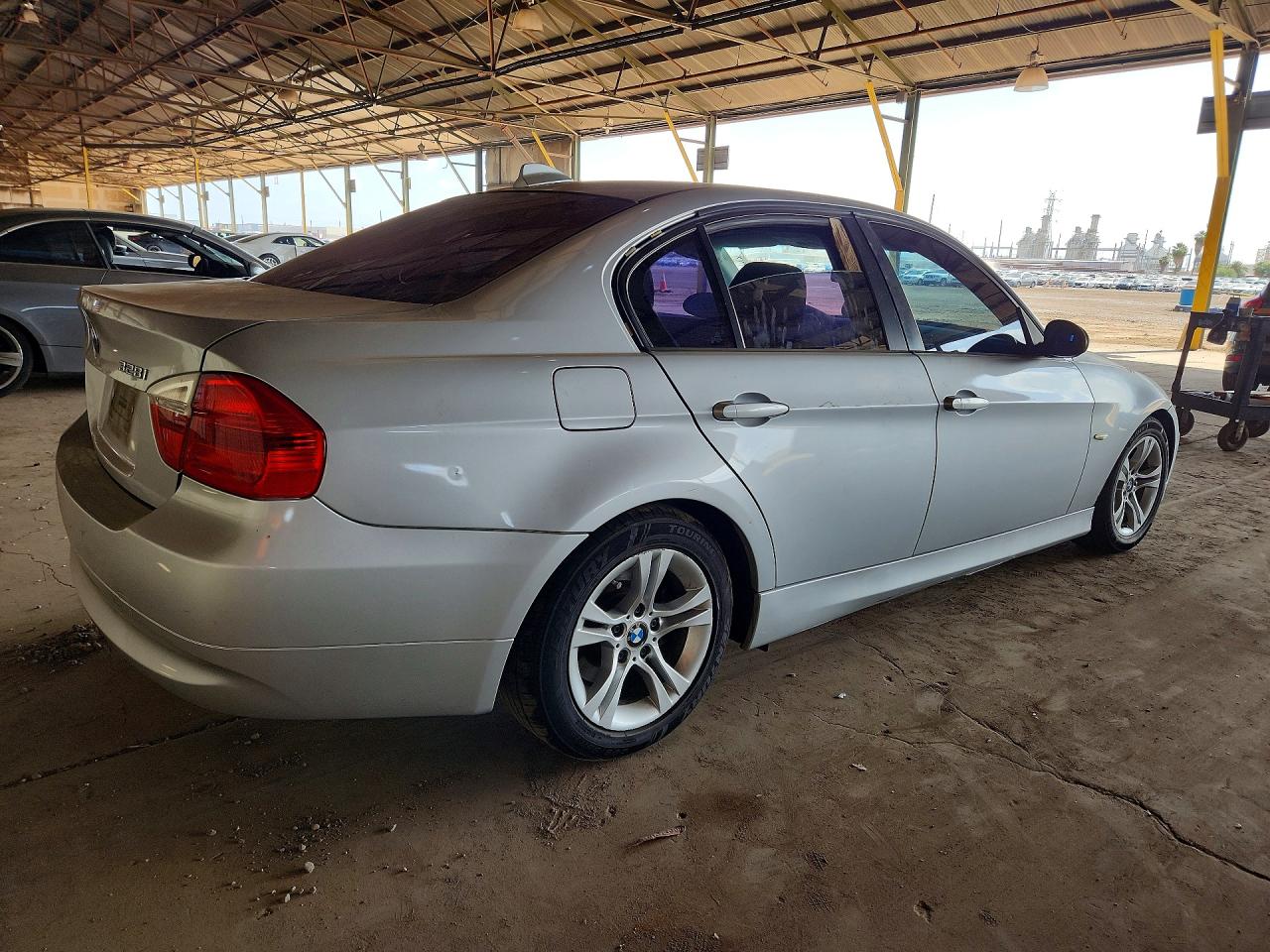 2008 Bmw 328 I Silver vin: WBAVA37518NL47211