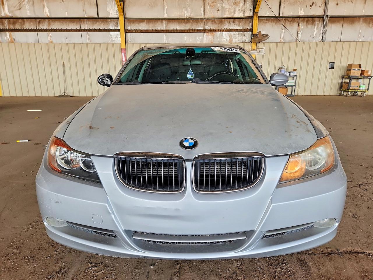 2008 Bmw 328 I Silver vin: WBAVA37518NL47211