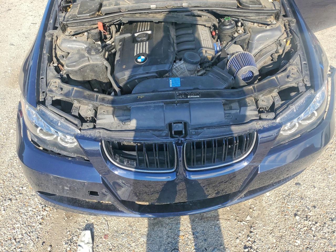 2008 Bmw 328i Black vin: WBAVA37528NL19529