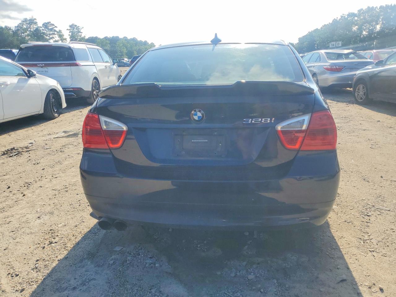 2008 Bmw 328i Black vin: WBAVA37528NL19529