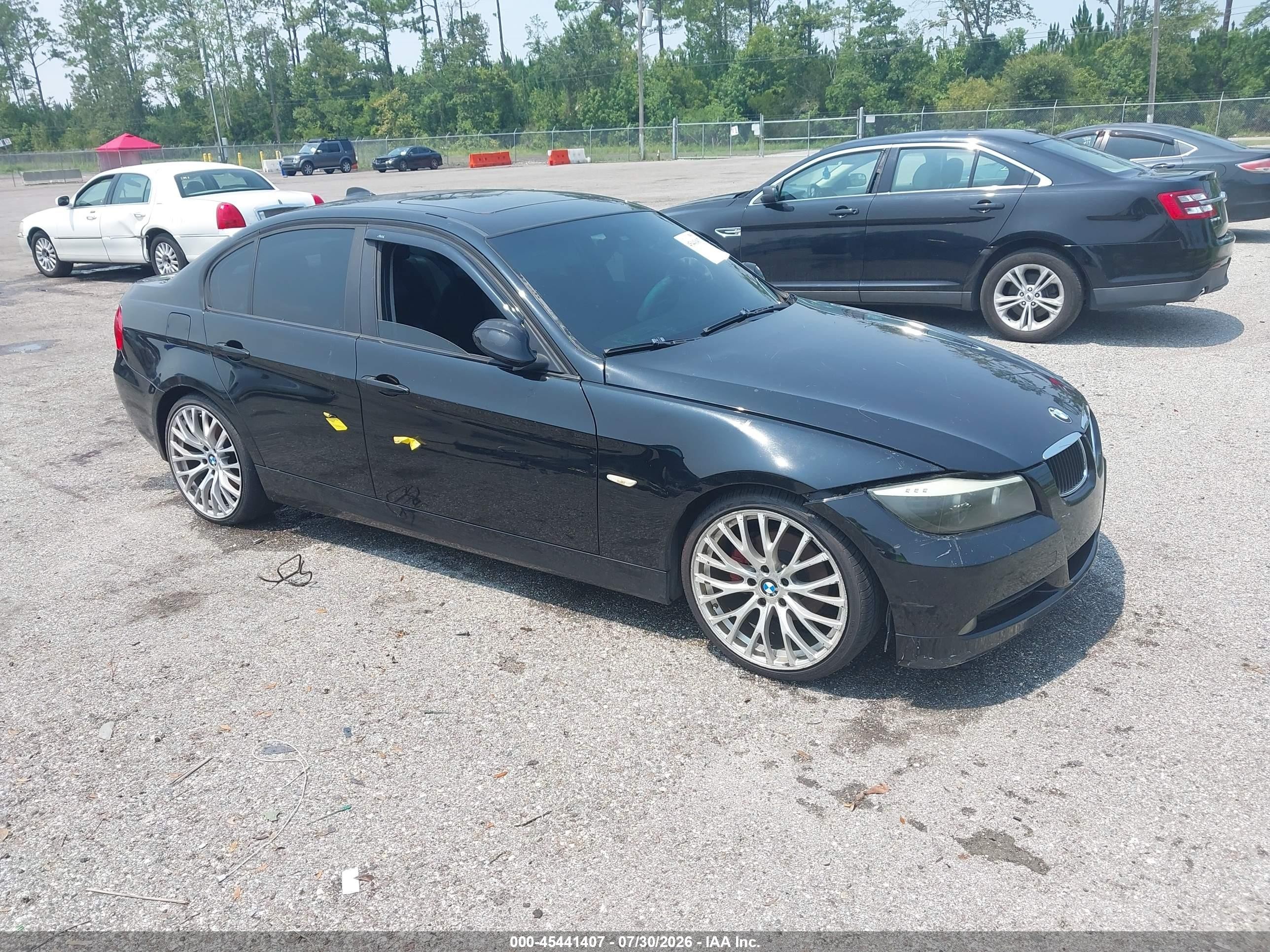 2007 Bmw 328i   Black vin: WBAVA37537NL14046