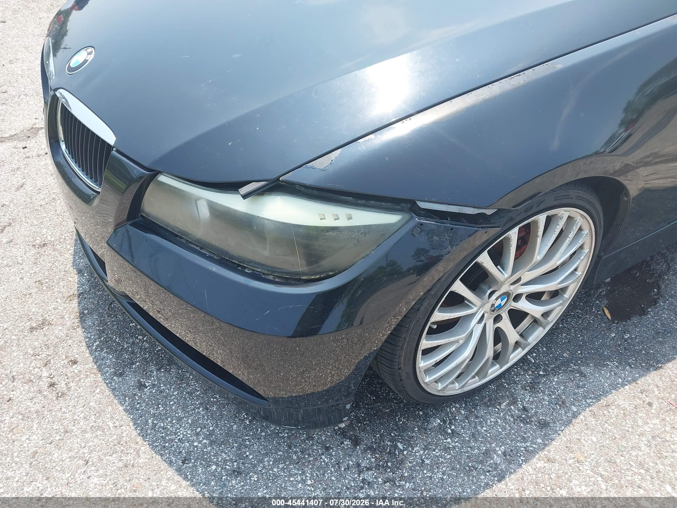 2007 Bmw 328i   Черный vin: WBAVA37537NL14046
