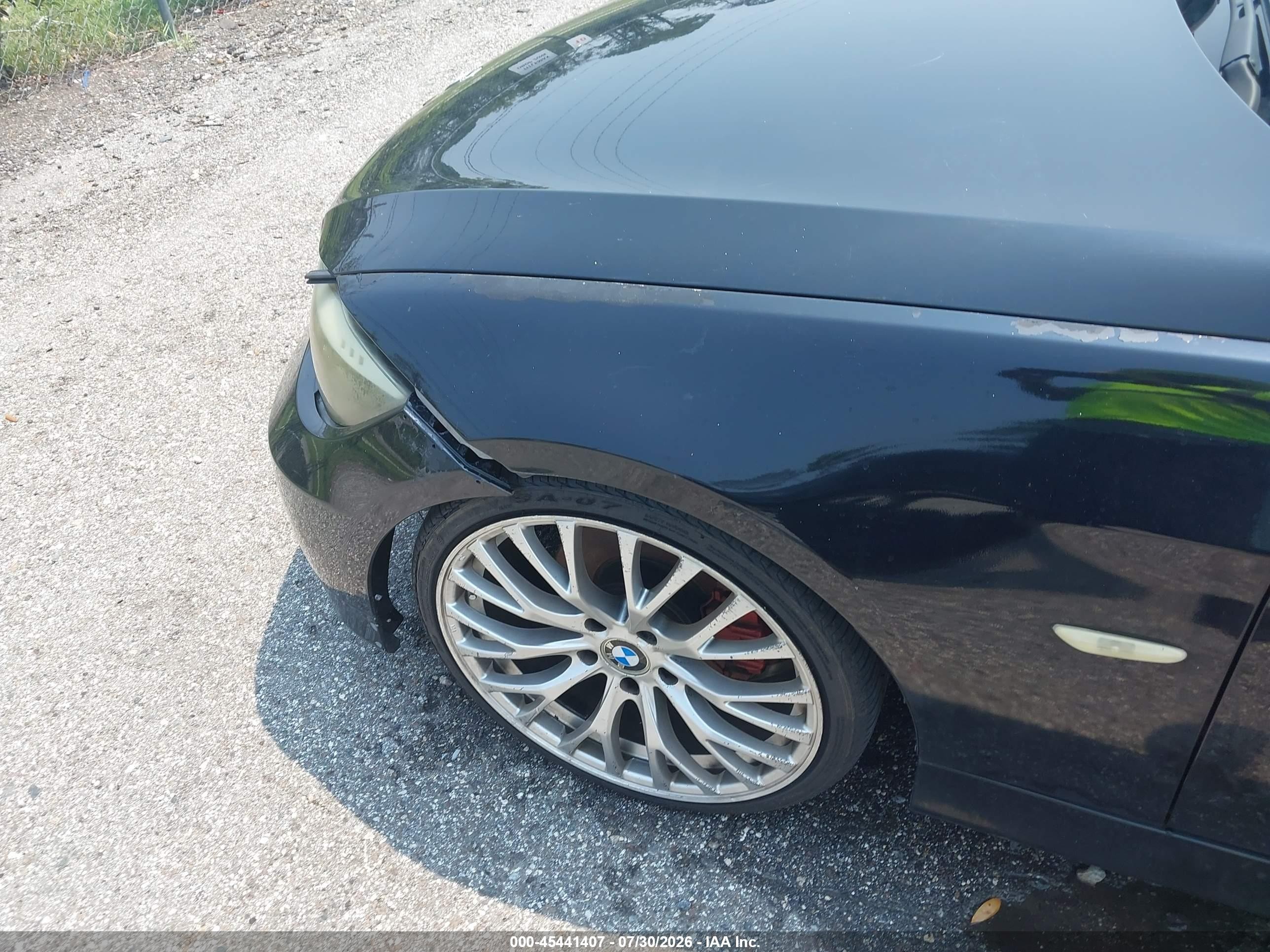 2007 Bmw 328i   Черный vin: WBAVA37537NL14046