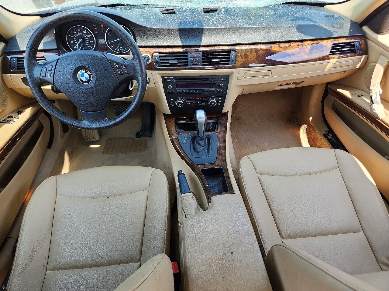 2008 Bmw 328 I Blue vin: WBAVA37538NL45184