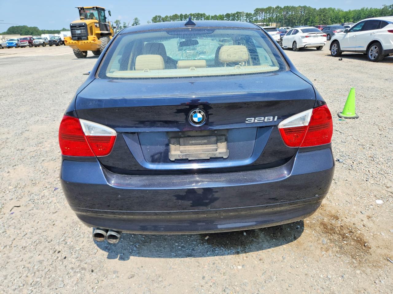2008 Bmw 328 I Blue vin: WBAVA37538NL45184