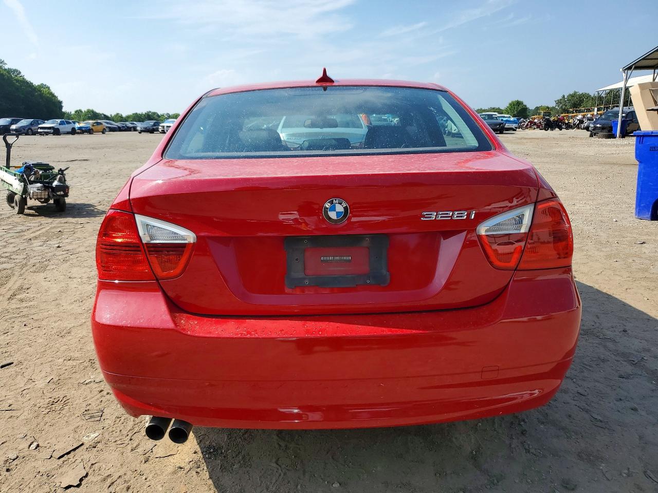 2007 Bmw 328 I Red vin: WBAVA37547NL16680
