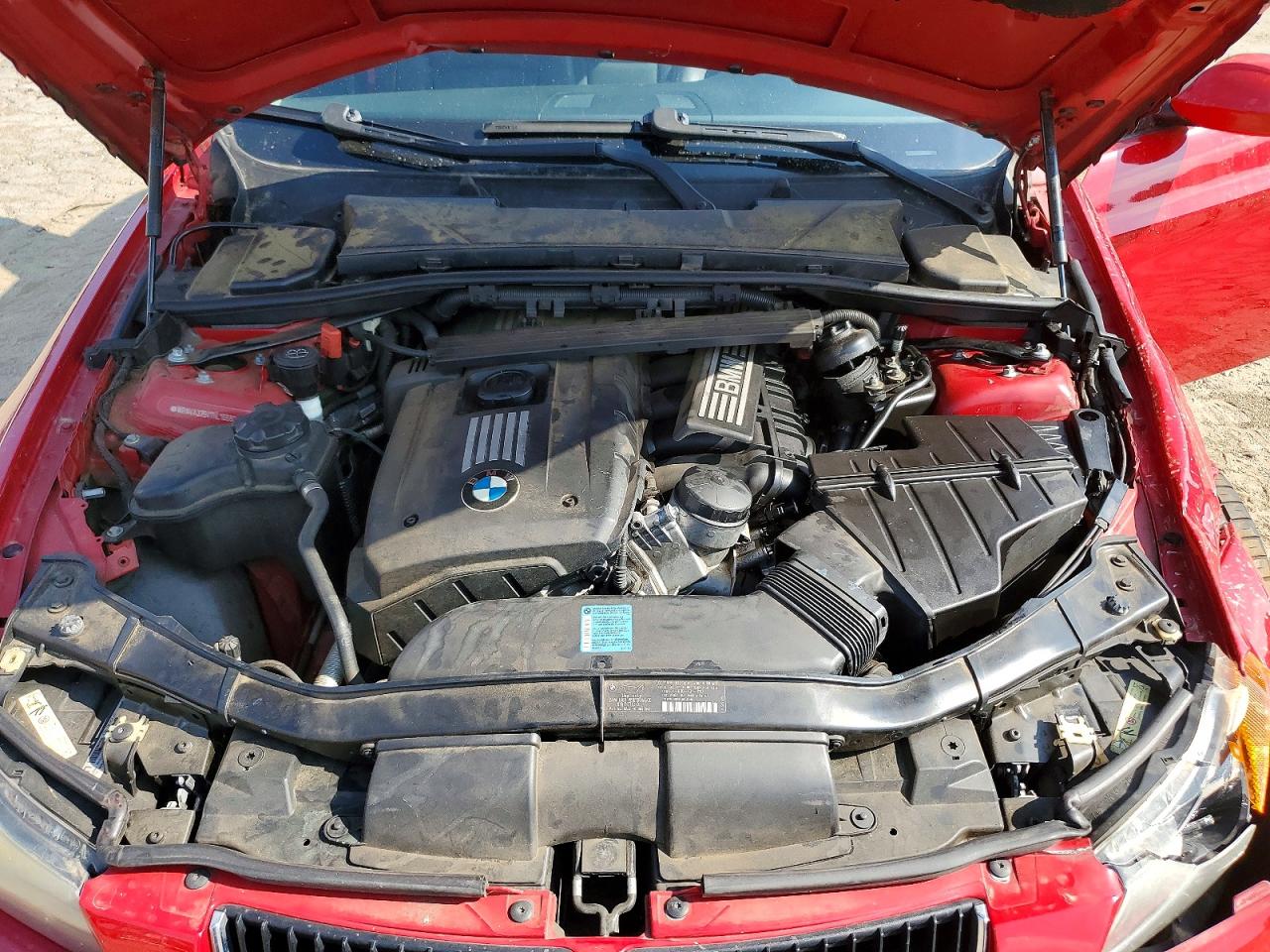 2007 Bmw 328 I Red vin: WBAVA37547NL16680