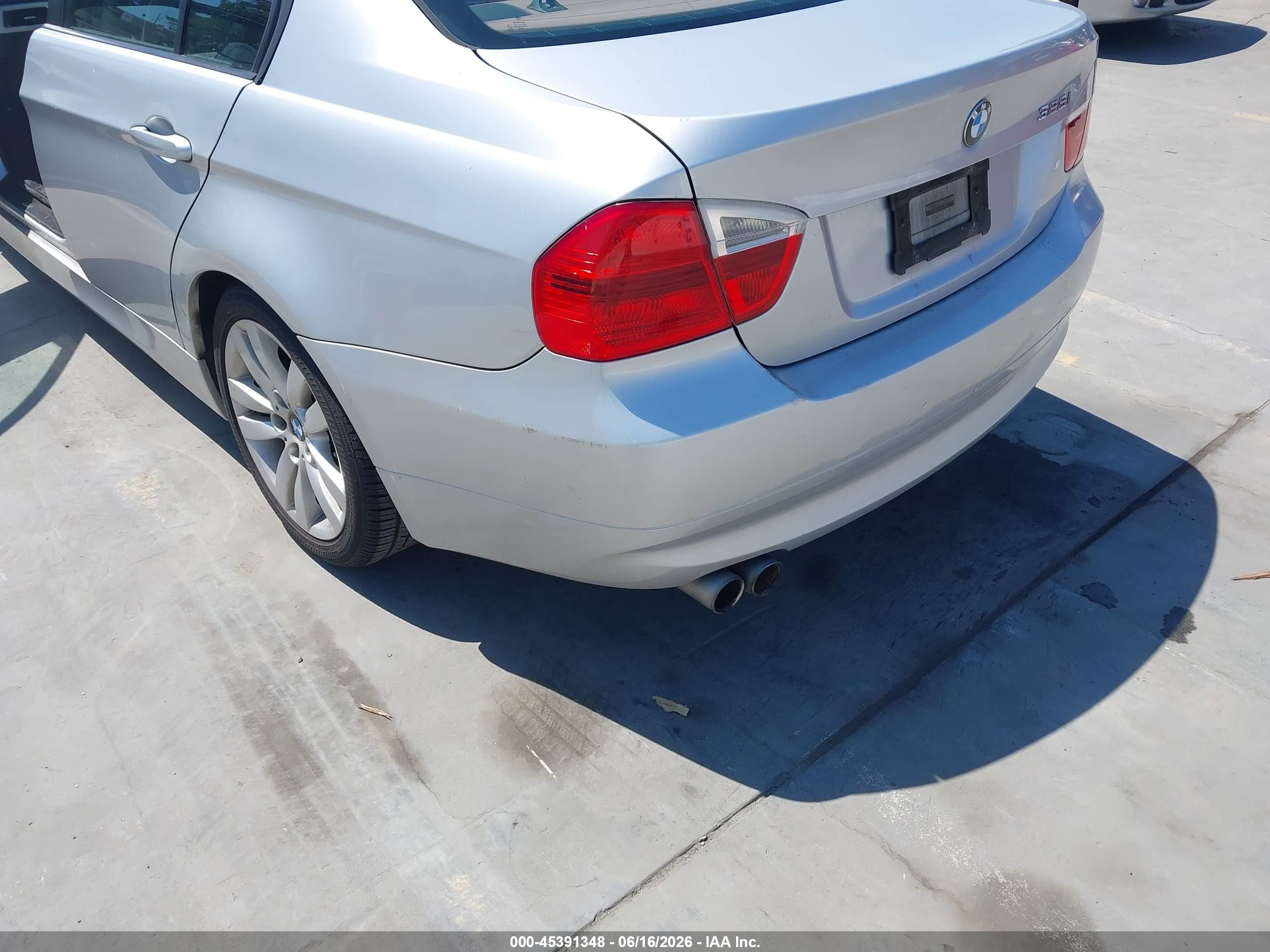2008 Bmw 328i   Серебряный vin: WBAVA37548NL43959