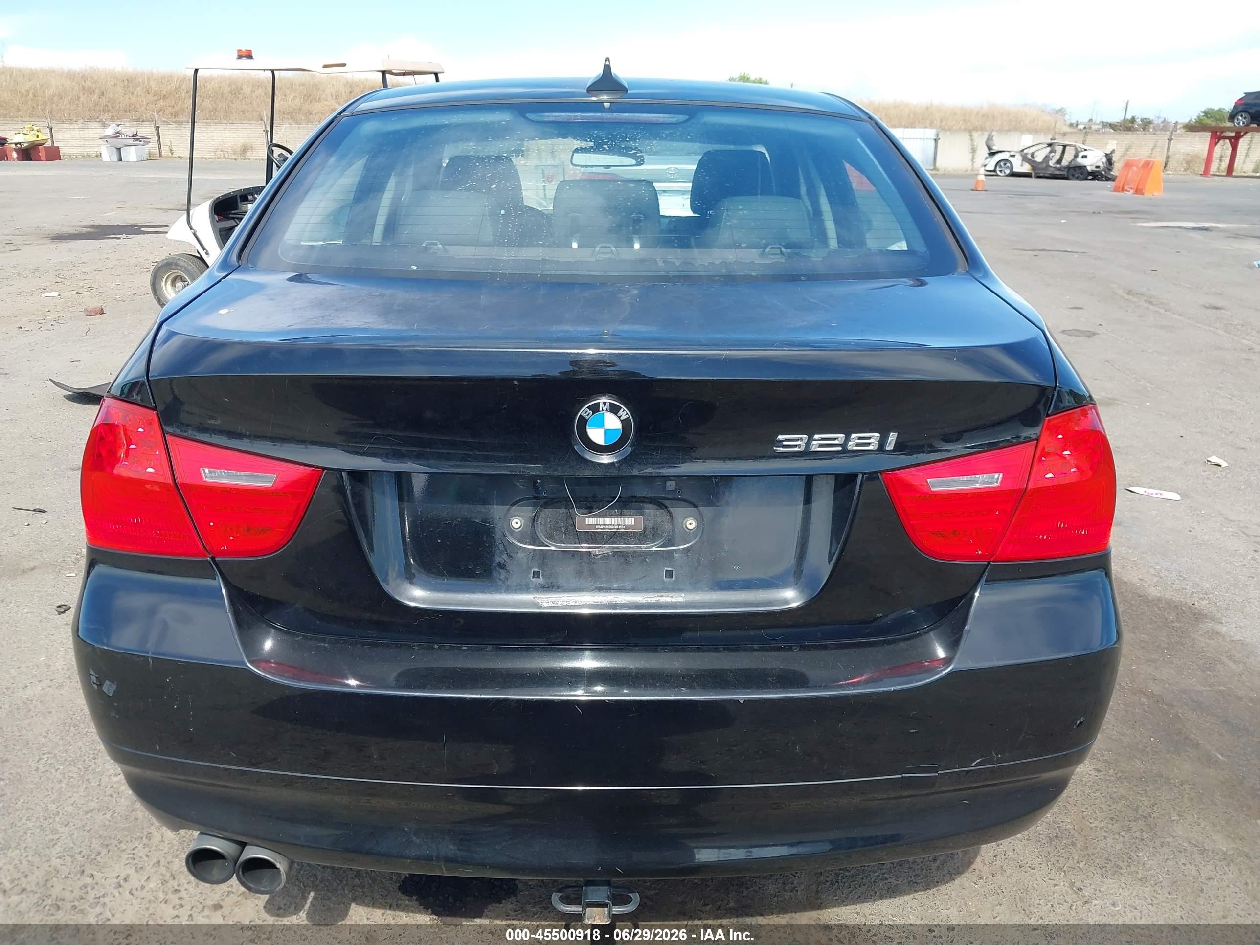 2008 Bmw 328i   Черный vin: WBAVA37548NL50734