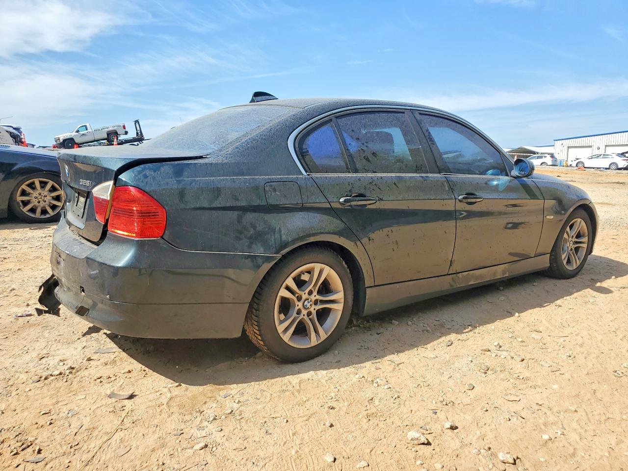 2008 Bmw 328 I Green vin: WBAVA37568NL53506