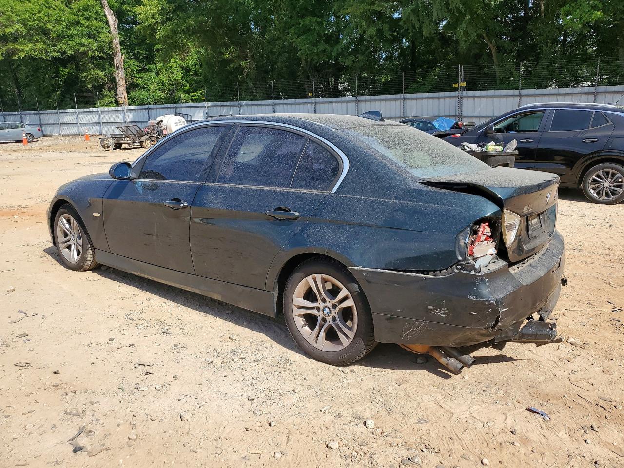 2008 Bmw 328 I Green vin: WBAVA37568NL53506