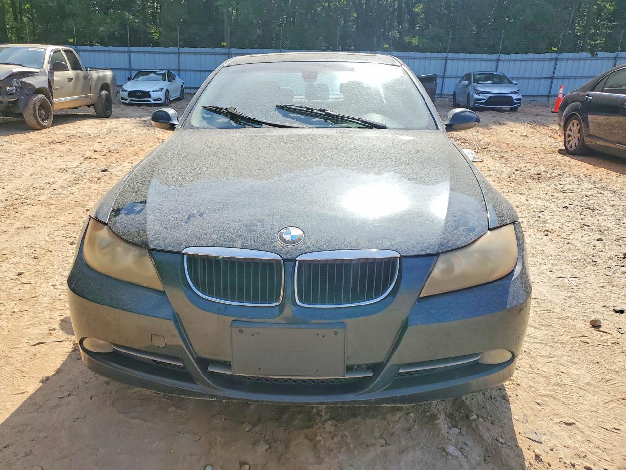 2008 Bmw 328 I Green vin: WBAVA37568NL53506