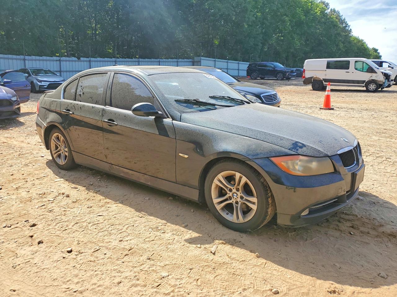 2008 Bmw 328 I Green vin: WBAVA37568NL53506