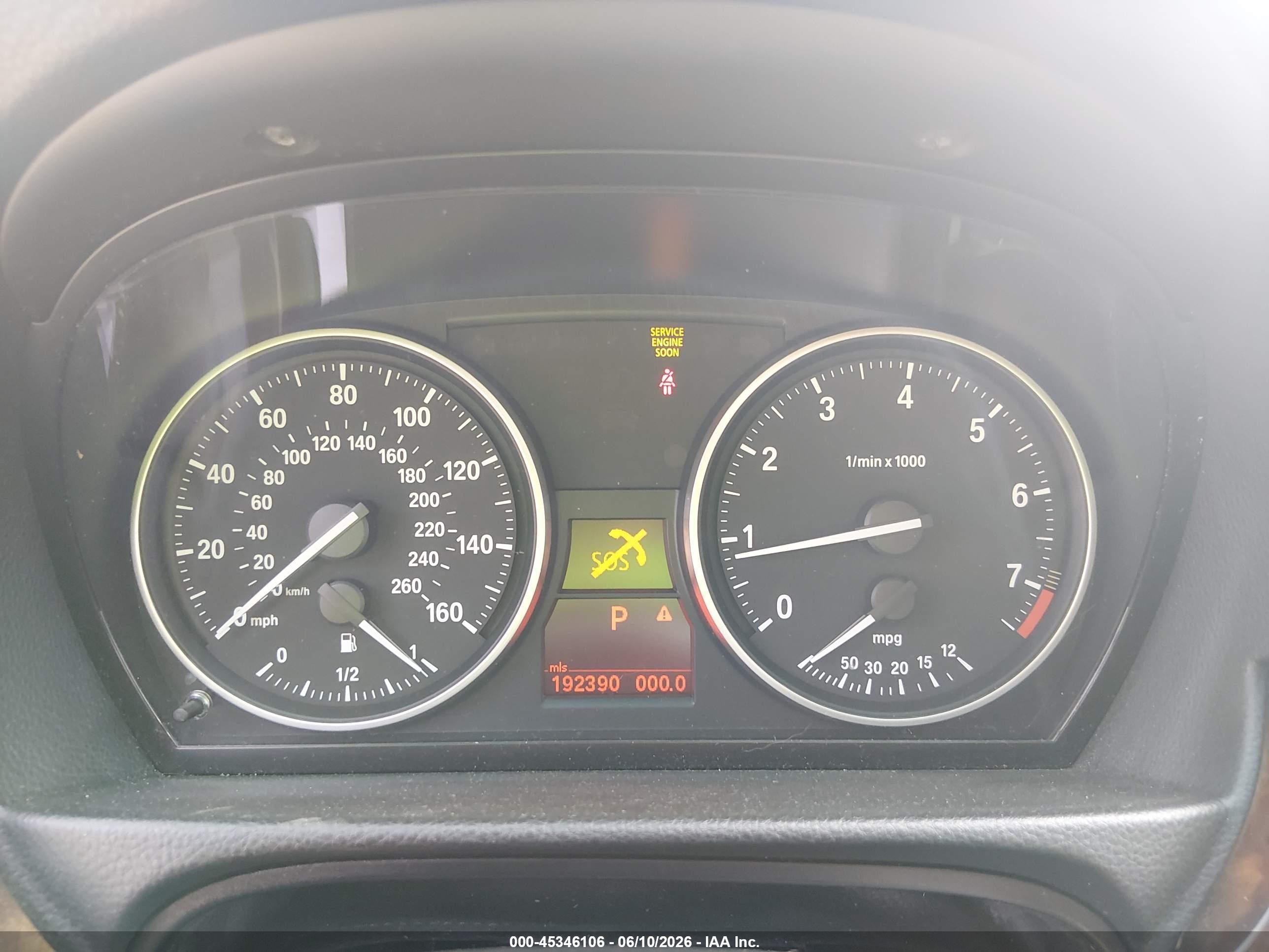 2008 Bmw 328i   Blue vin: WBAVA37568NL58334
