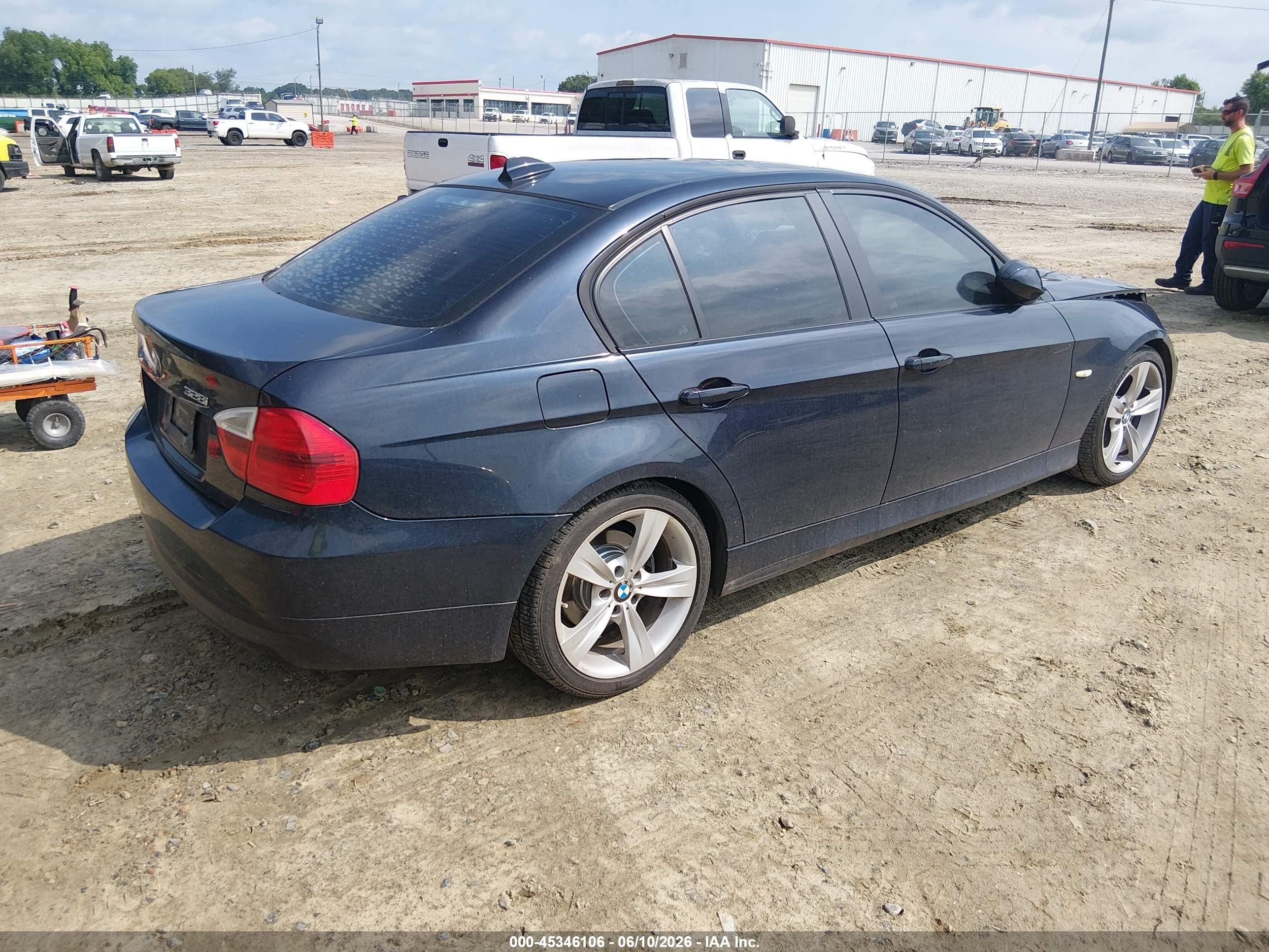2008 Bmw 328i   Blue vin: WBAVA37568NL58334