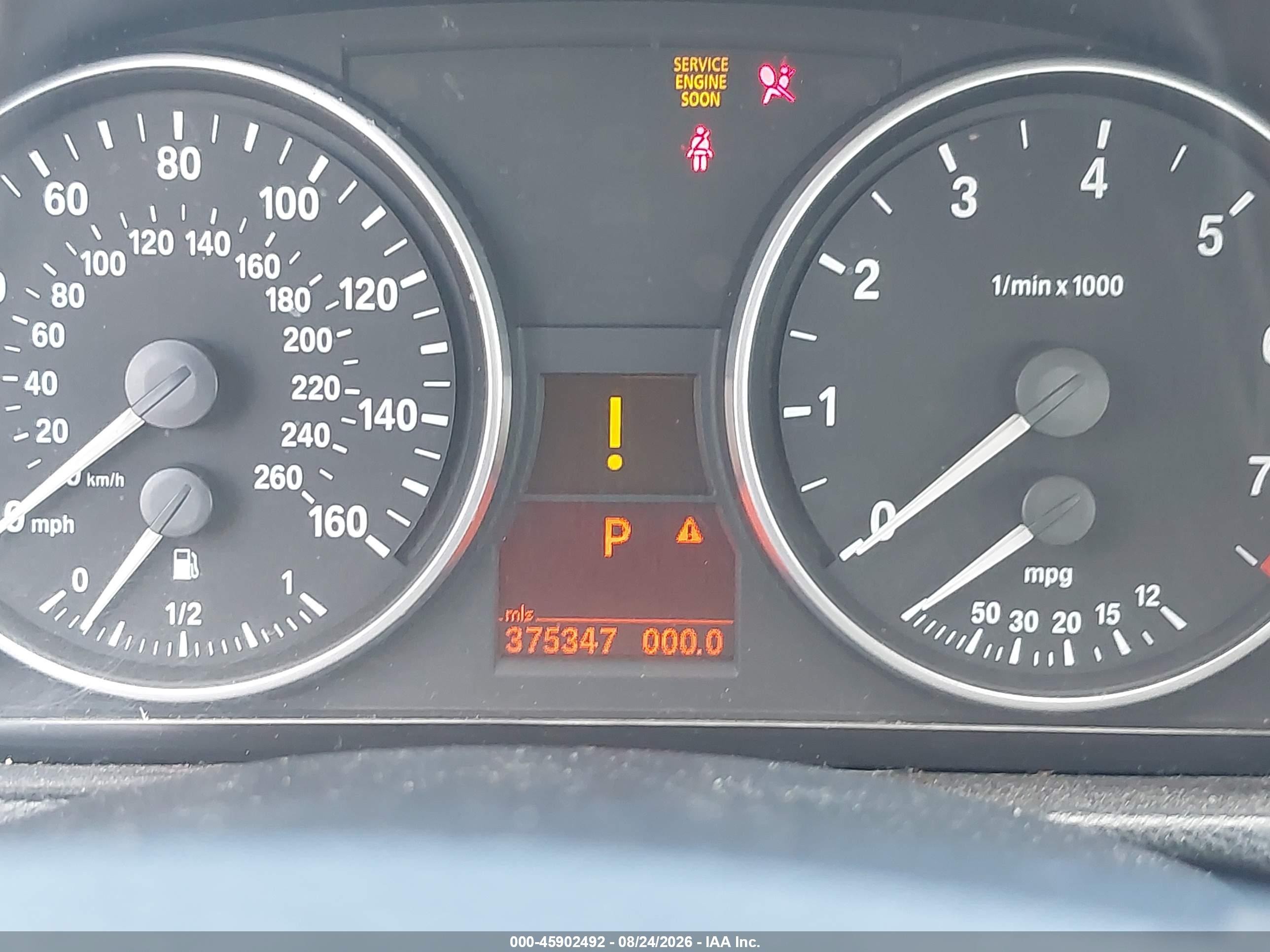 2007 Bmw 328 I Light Blue vin: WBAVA37577NL11327