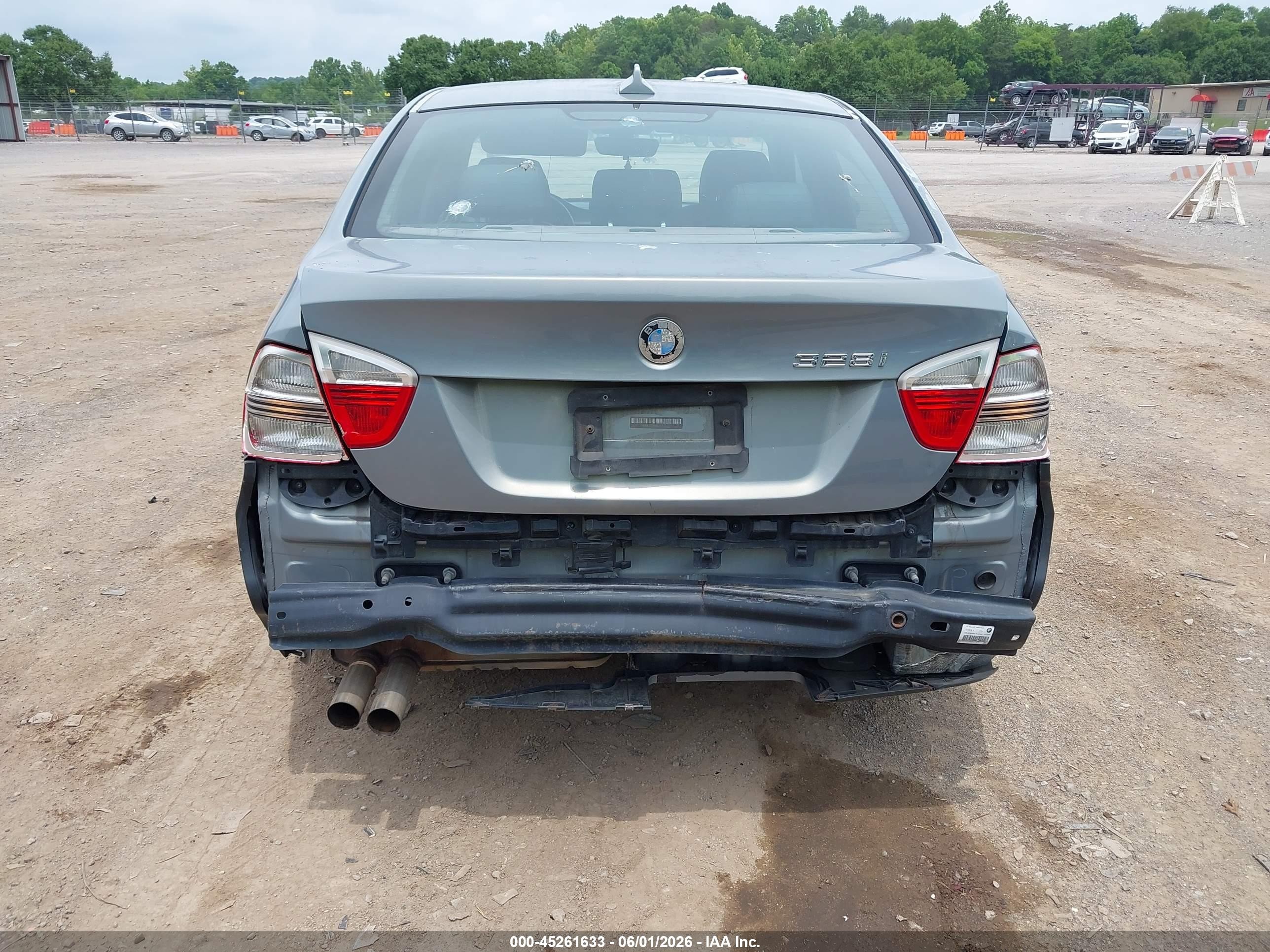 2007 Bmw 328i Blue vin: WBAVA37587NL10087