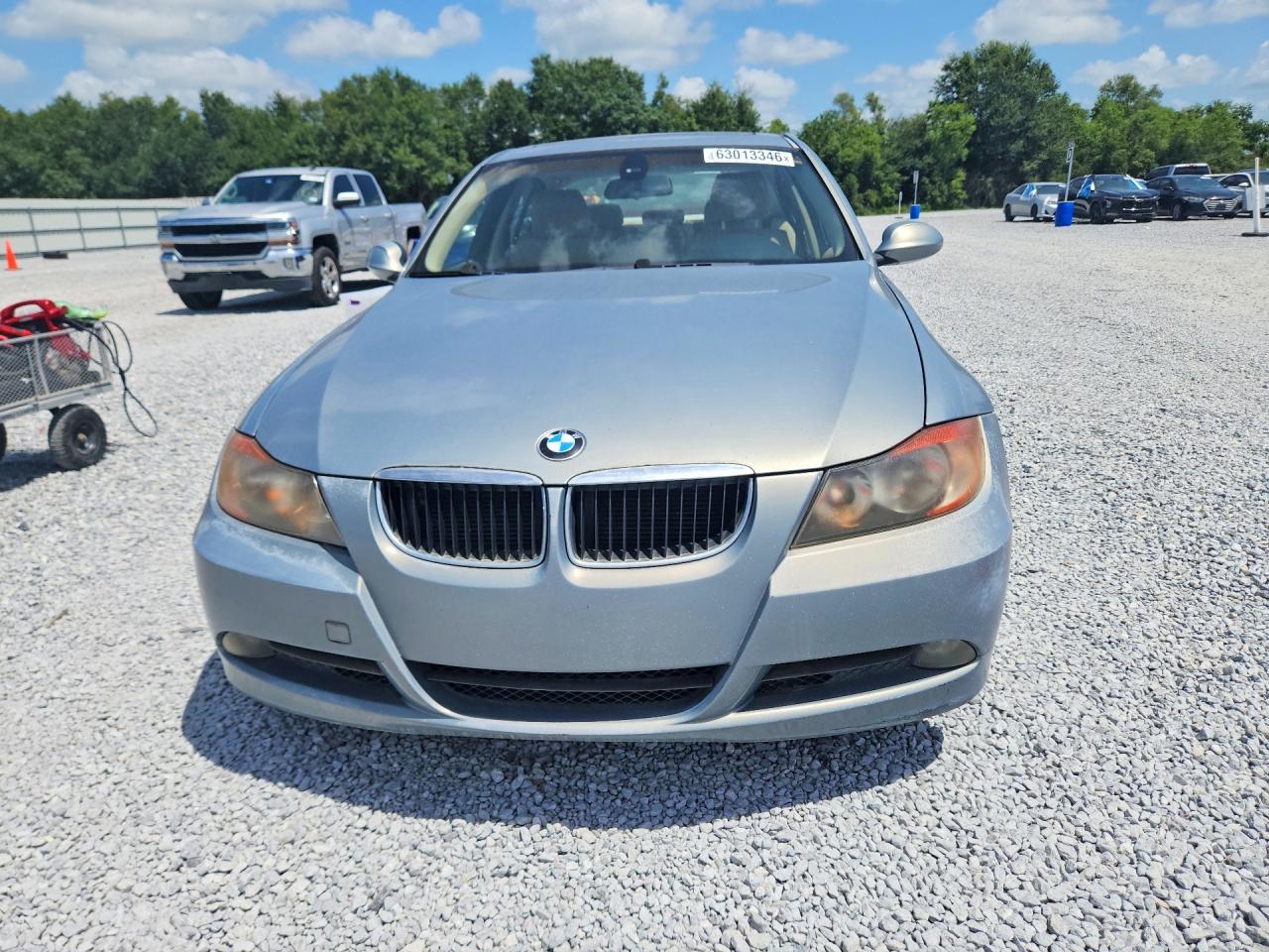 2007 Bmw 328 I Blue vin: WBAVA37587NL11000
