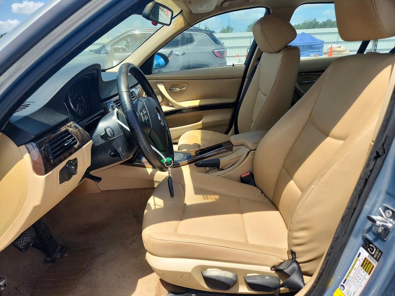 2007 Bmw 328 I Blue vin: WBAVA37587NL11000