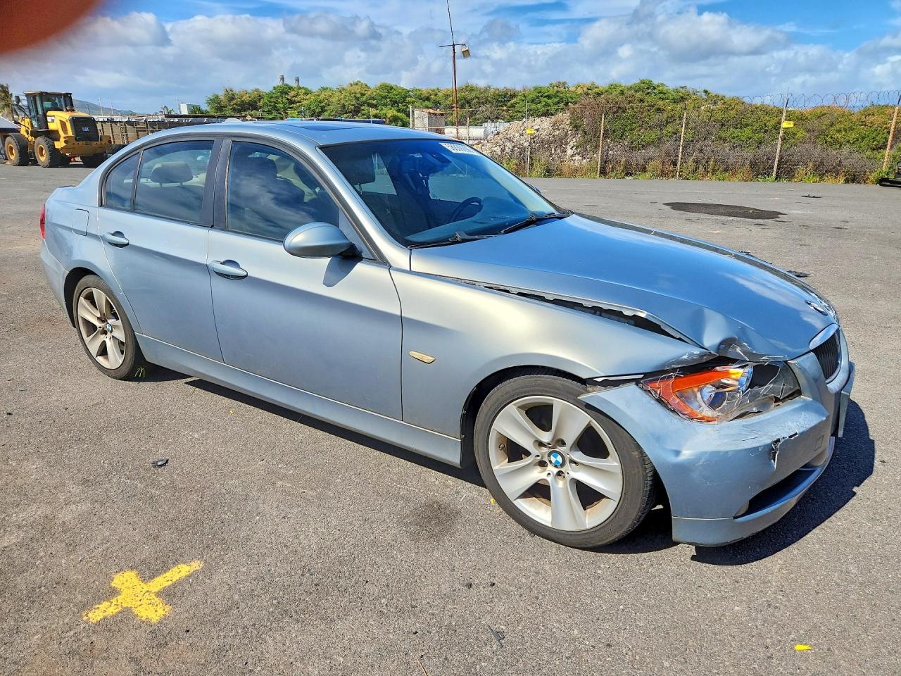 2008 Bmw 328 I Silver vin: WBAVA37588NL19731