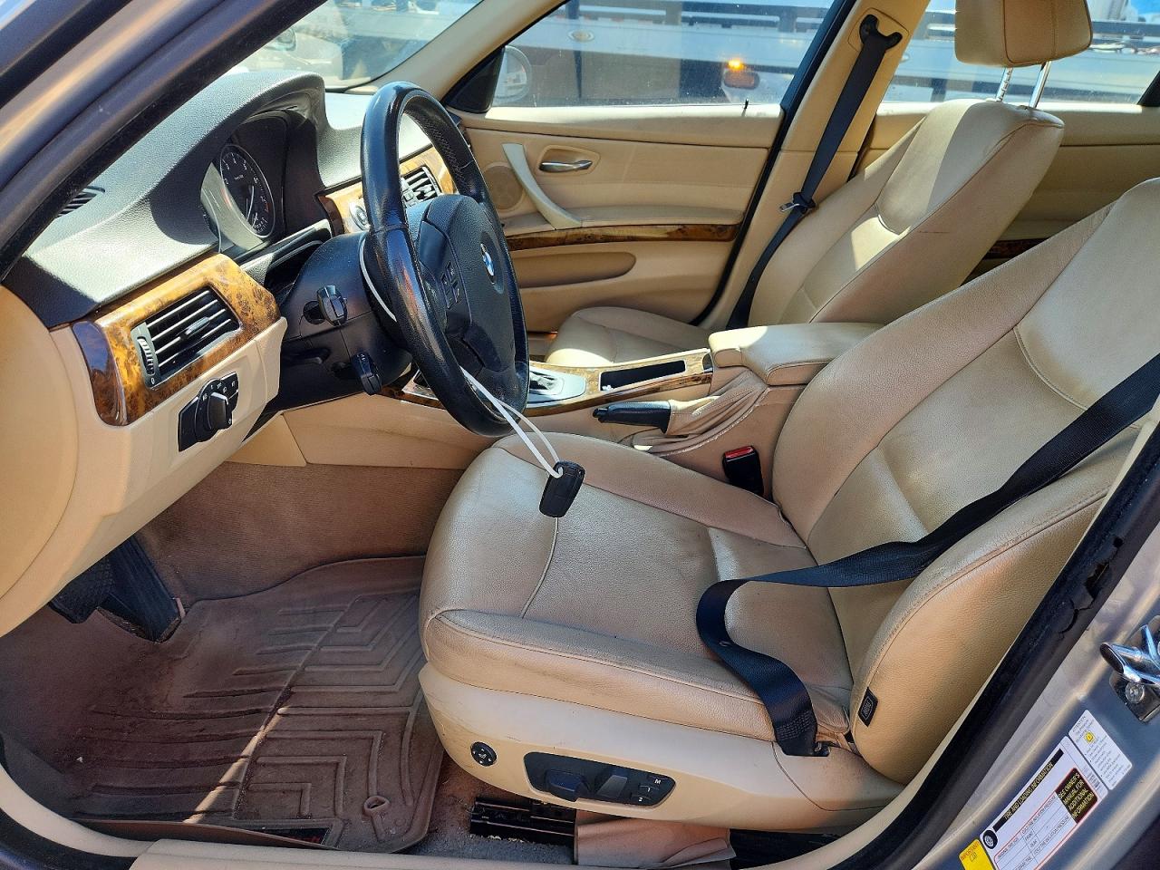 2008 Bmw 328 I Silver vin: WBAVA37588NL19731