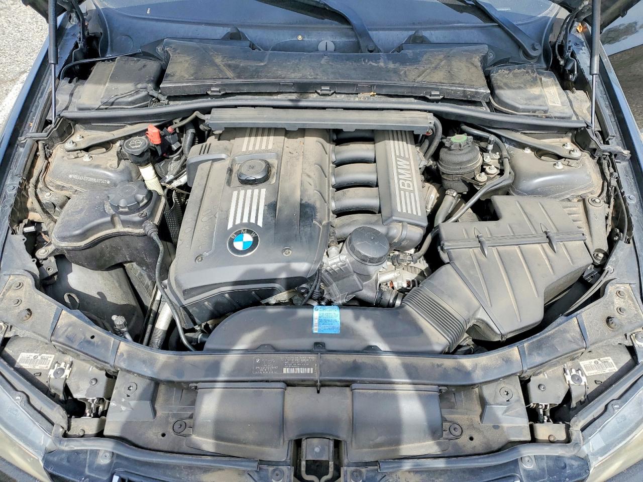 2008 Bmw 328 I Black vin: WBAVA37588NL47562