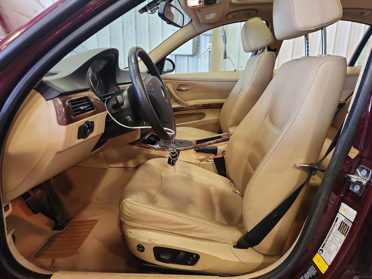 2008 Bmw 328 I Burgundy vin: WBAVA37588NL54818