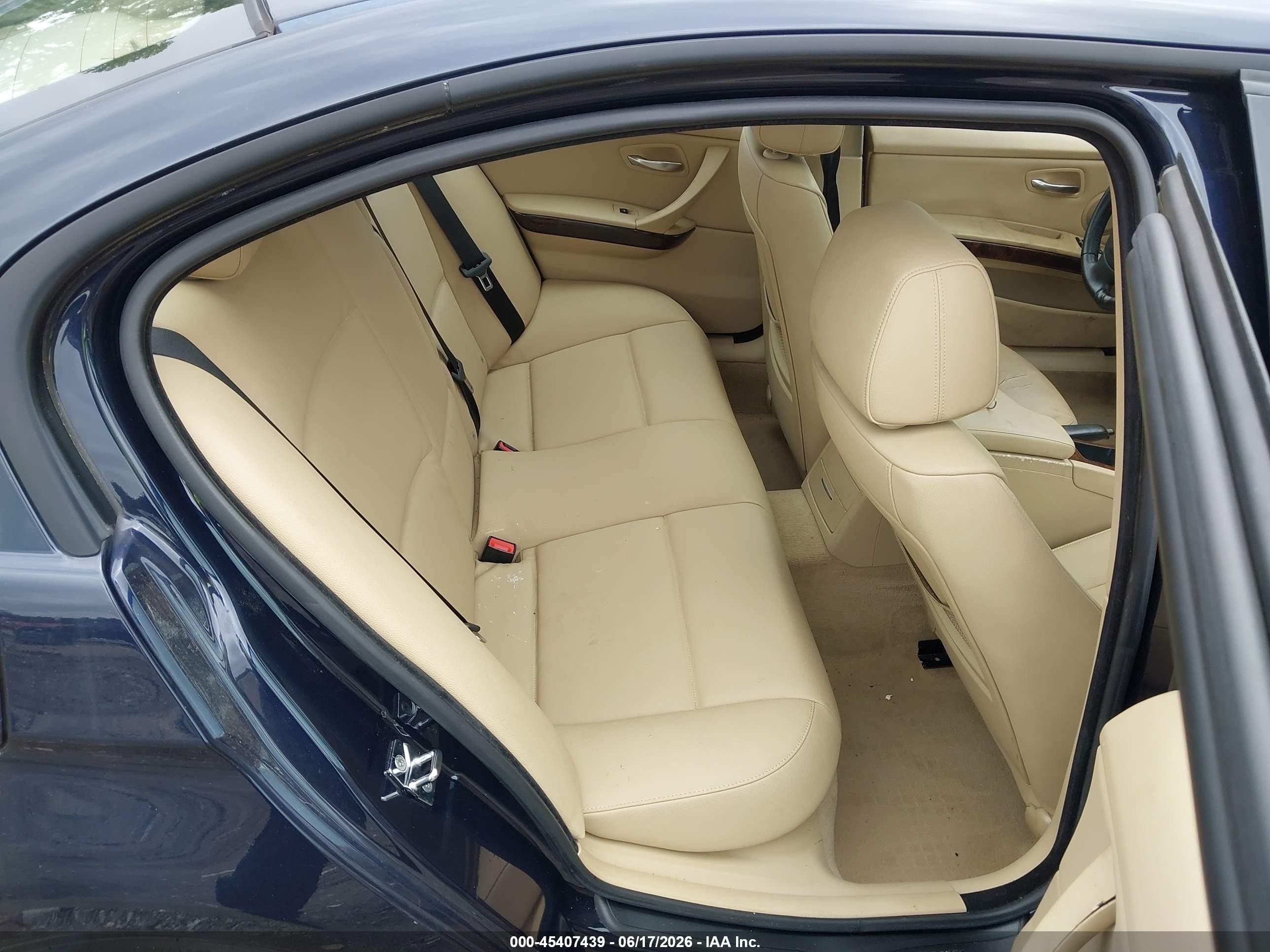 2008 Bmw 328i   Dark Blue vin: WBAVA37588NL57024