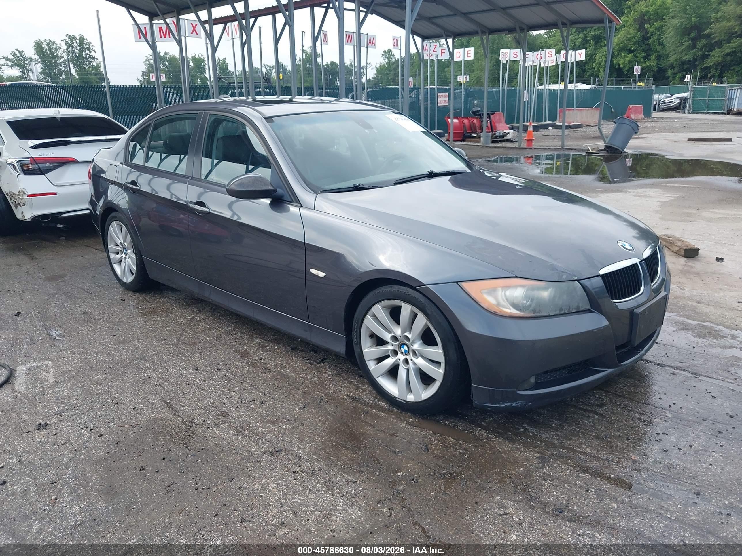 2007 Bmw 328i   Gray vin: WBAVA375X7NE26930