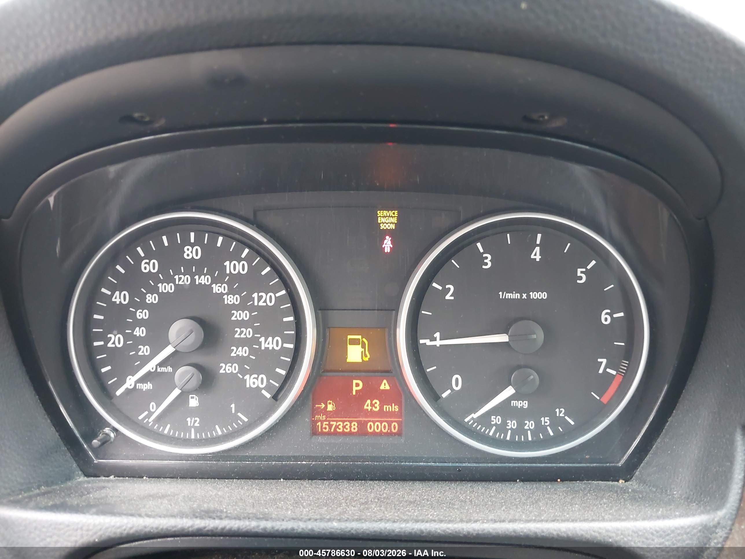 2007 Bmw 328i Gray vin: WBAVA375X7NE26930