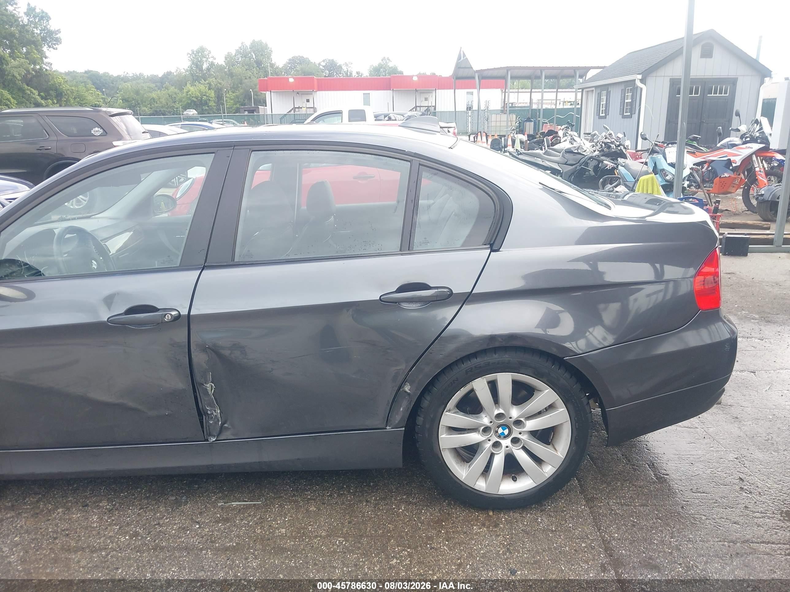 2007 Bmw 328i Gray vin: WBAVA375X7NE26930