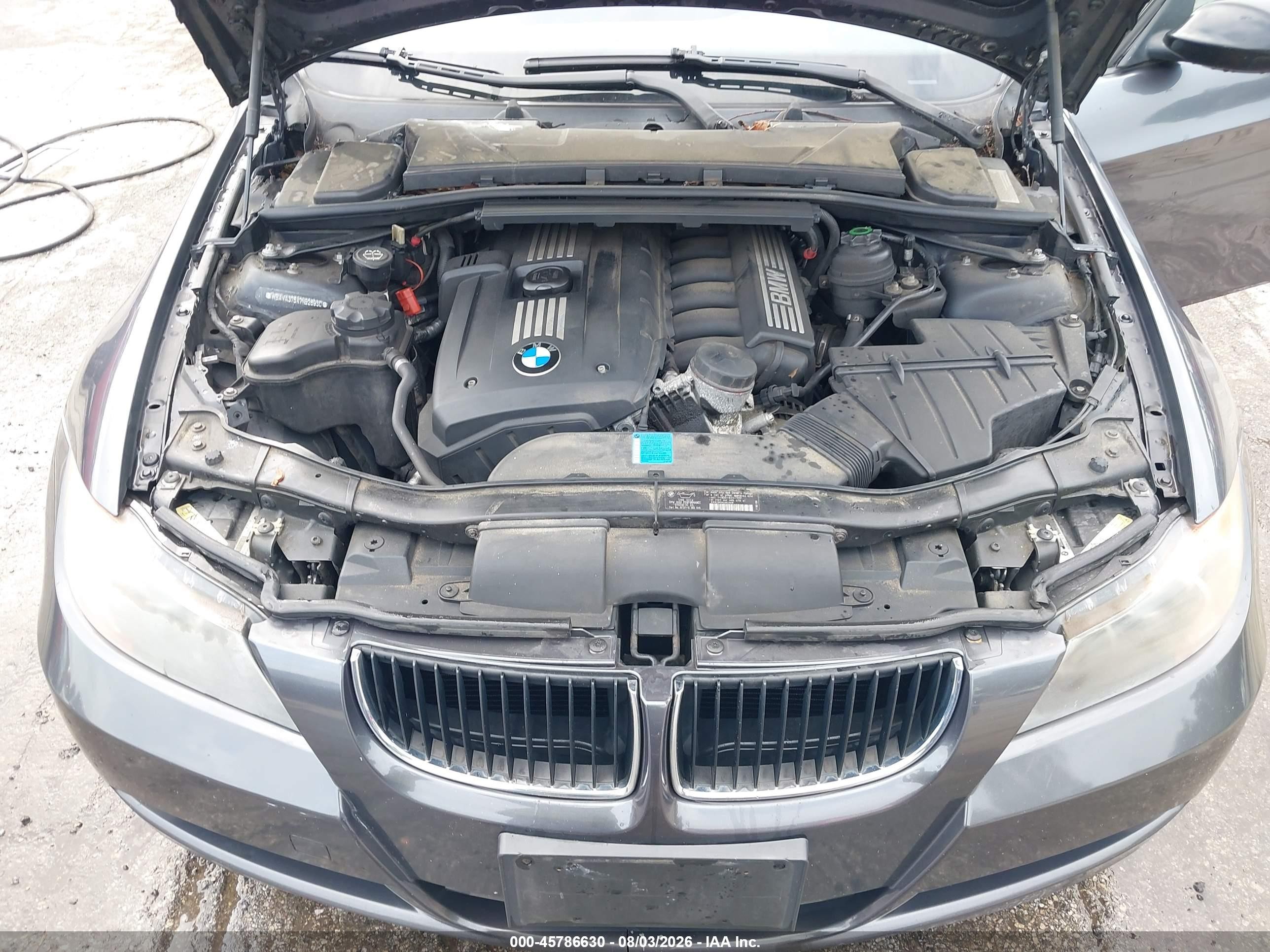 2007 Bmw 328i Gray vin: WBAVA375X7NE26930