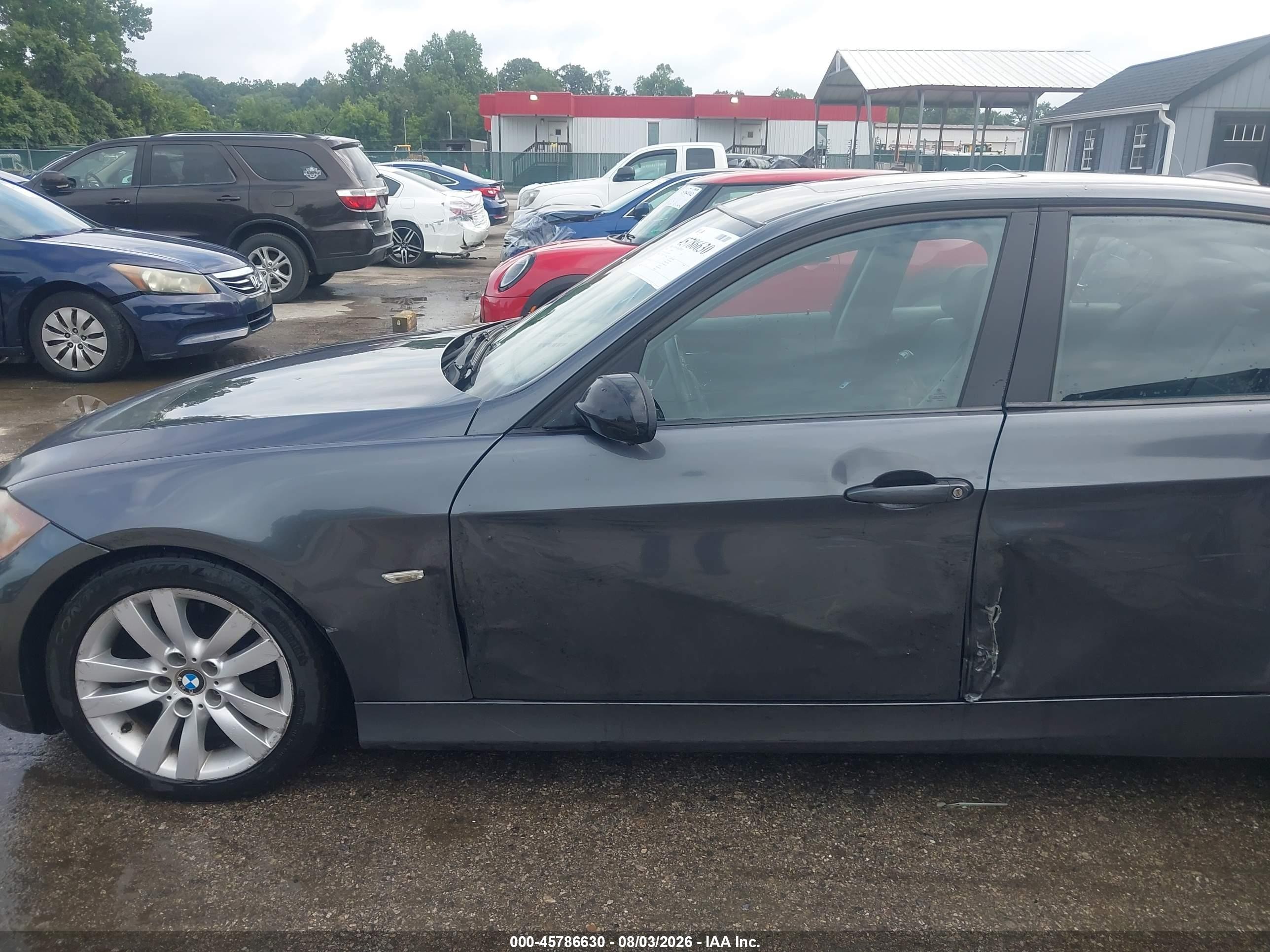 2007 Bmw 328i Gray vin: WBAVA375X7NE26930