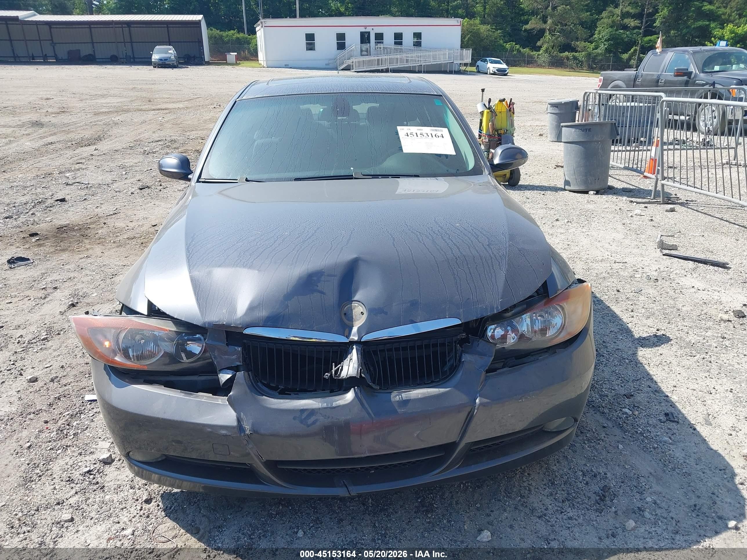 2007 Bmw 328i   Gray vin: WBAVA375X7NL15887