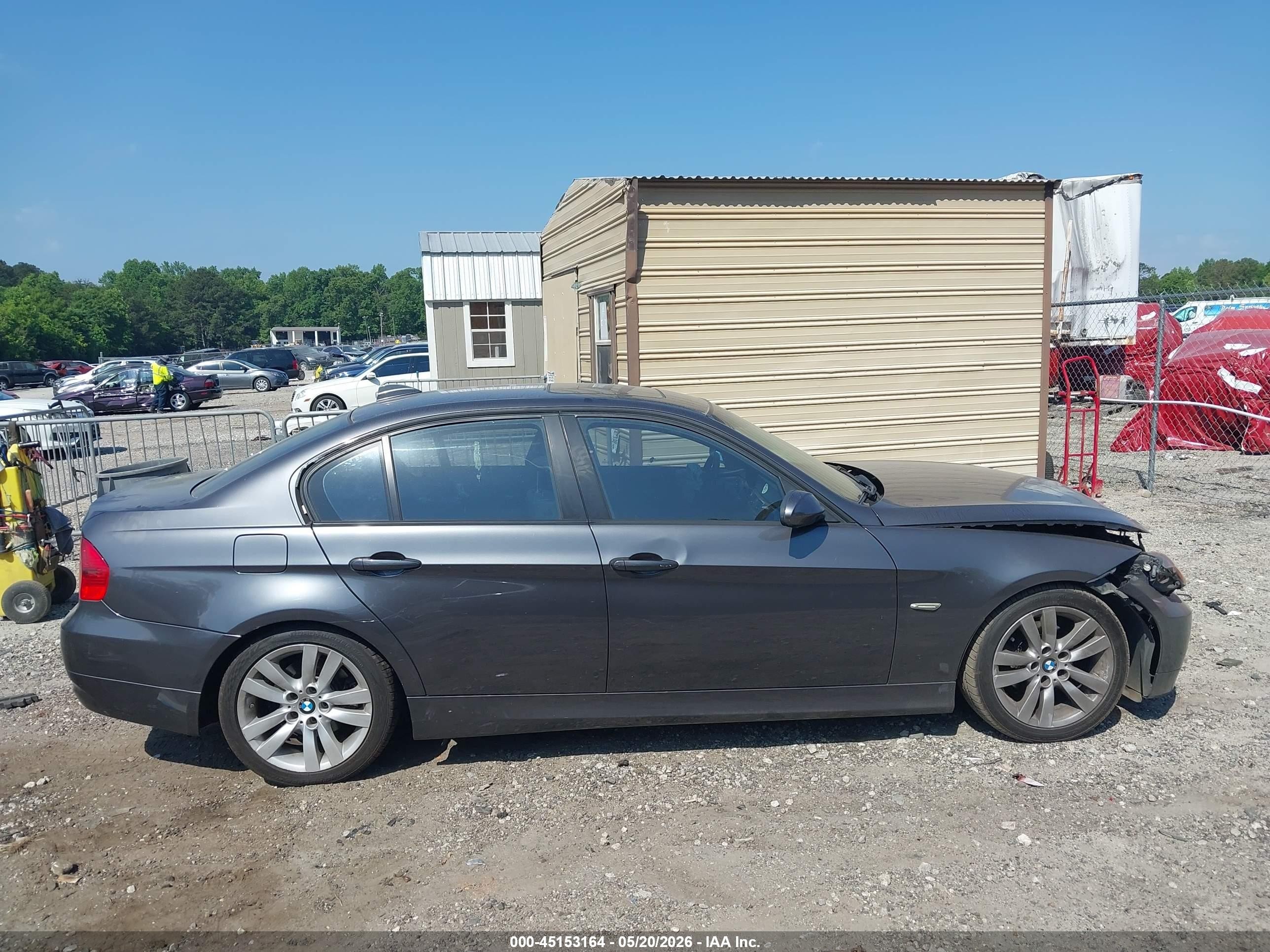 2007 Bmw 328i   Gray vin: WBAVA375X7NL15887