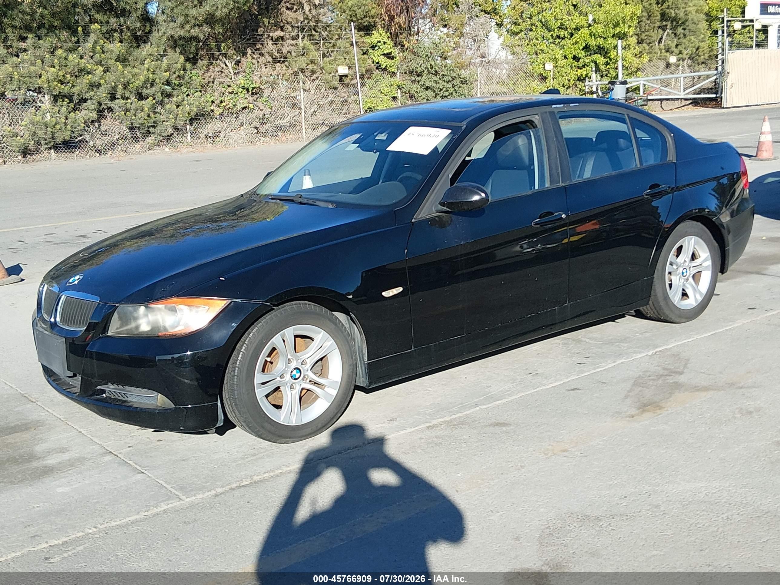 2008 Bmw 328i   Black vin: WBAVA375X8ND55584