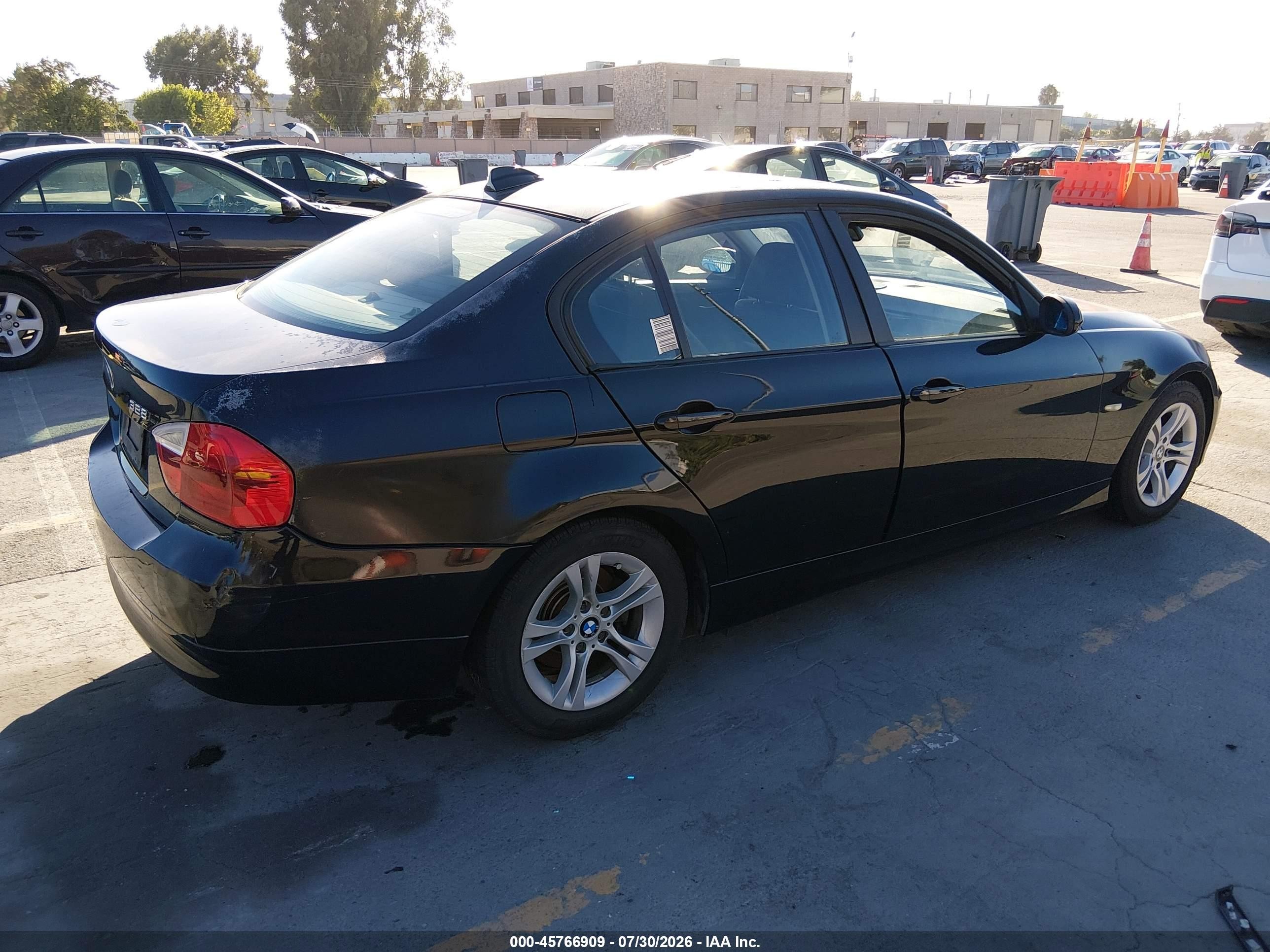 2008 Bmw 328i   Black vin: WBAVA375X8ND55584
