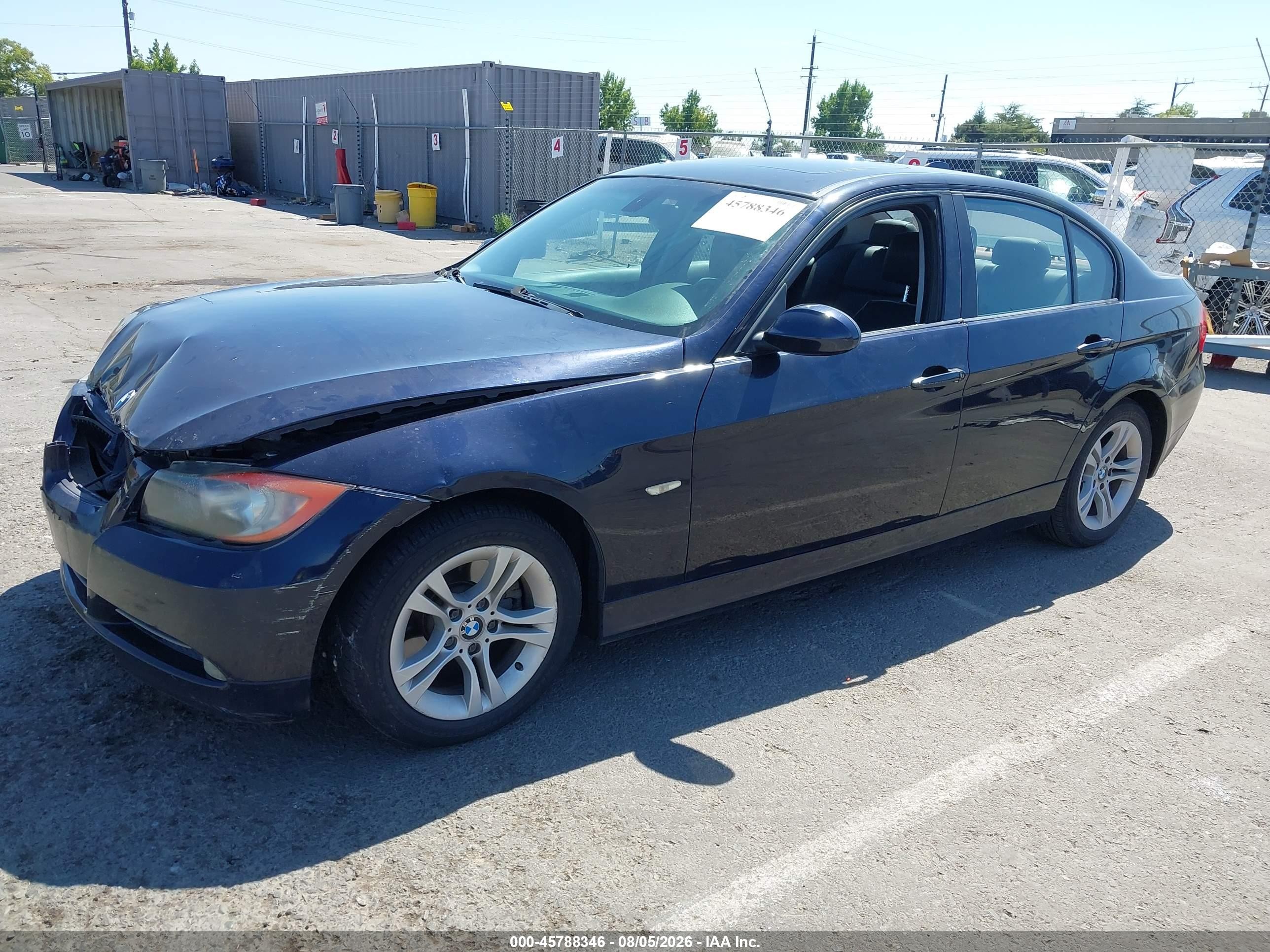 2008 Bmw 328i   Black vin: WBAVA375X8NL50138