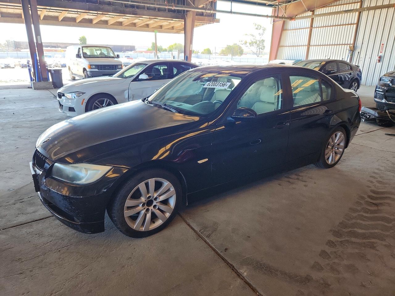 2006 Bmw 325 I Черный vin: WBAVB13506KR56053